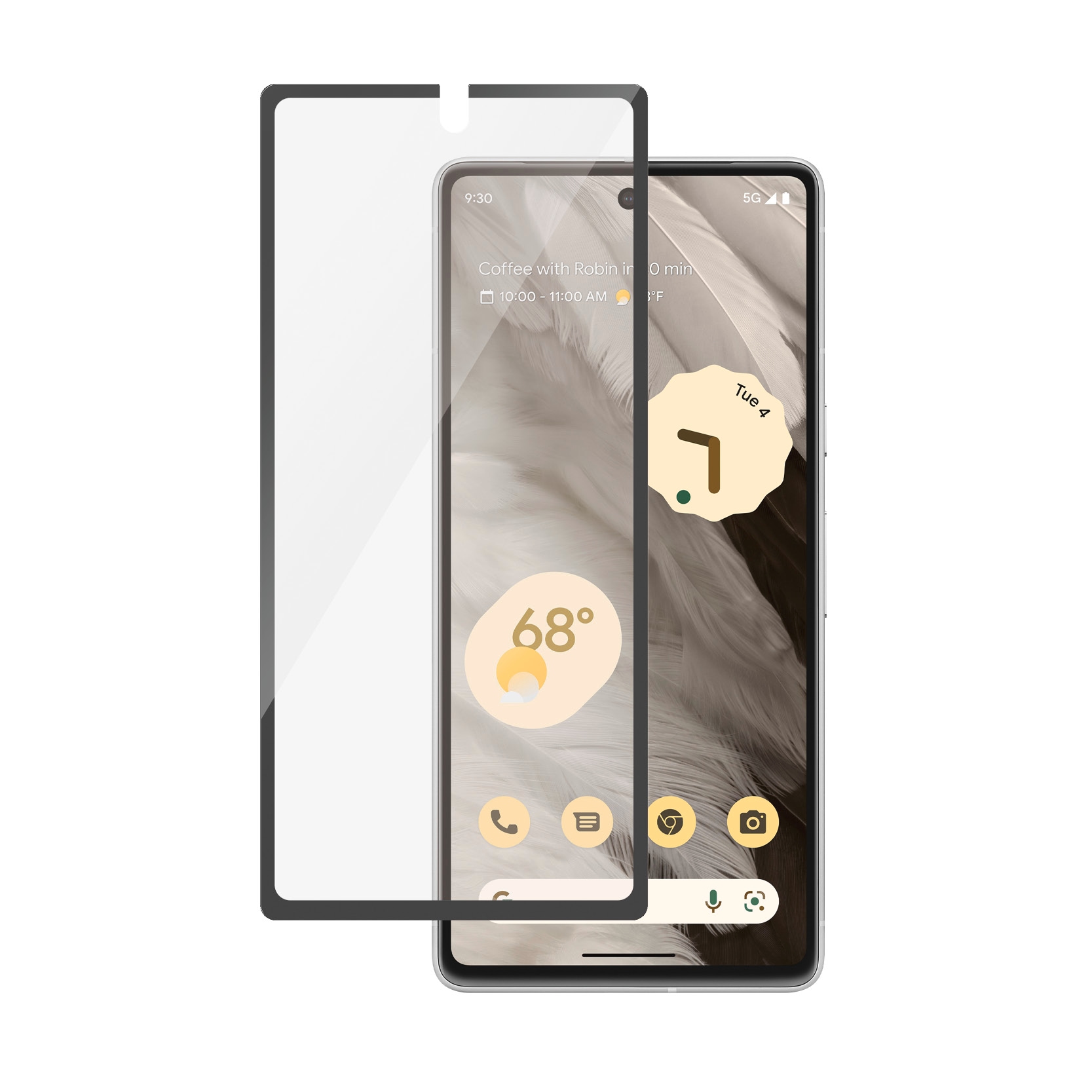 PanzerGlass Displayschutzglas »Screen Protector Ultra Wide Fit« für Google Pixel 7a