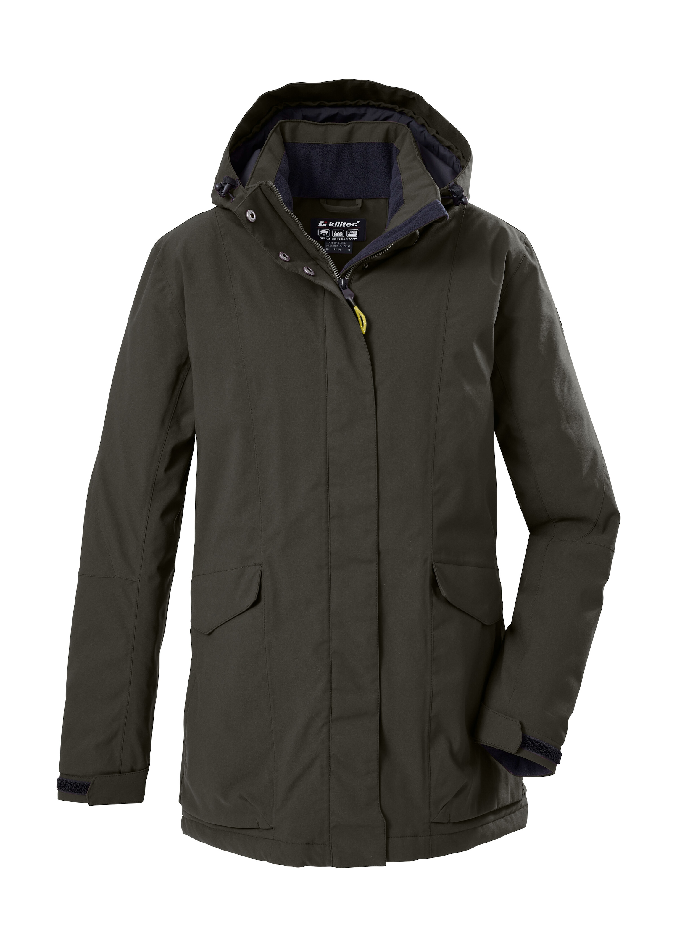Killtec Funktionsjacke »Damen Jacke«, Wasserdichte, atmungsaktive Damenjacke mit abnehmbarer Kapuze