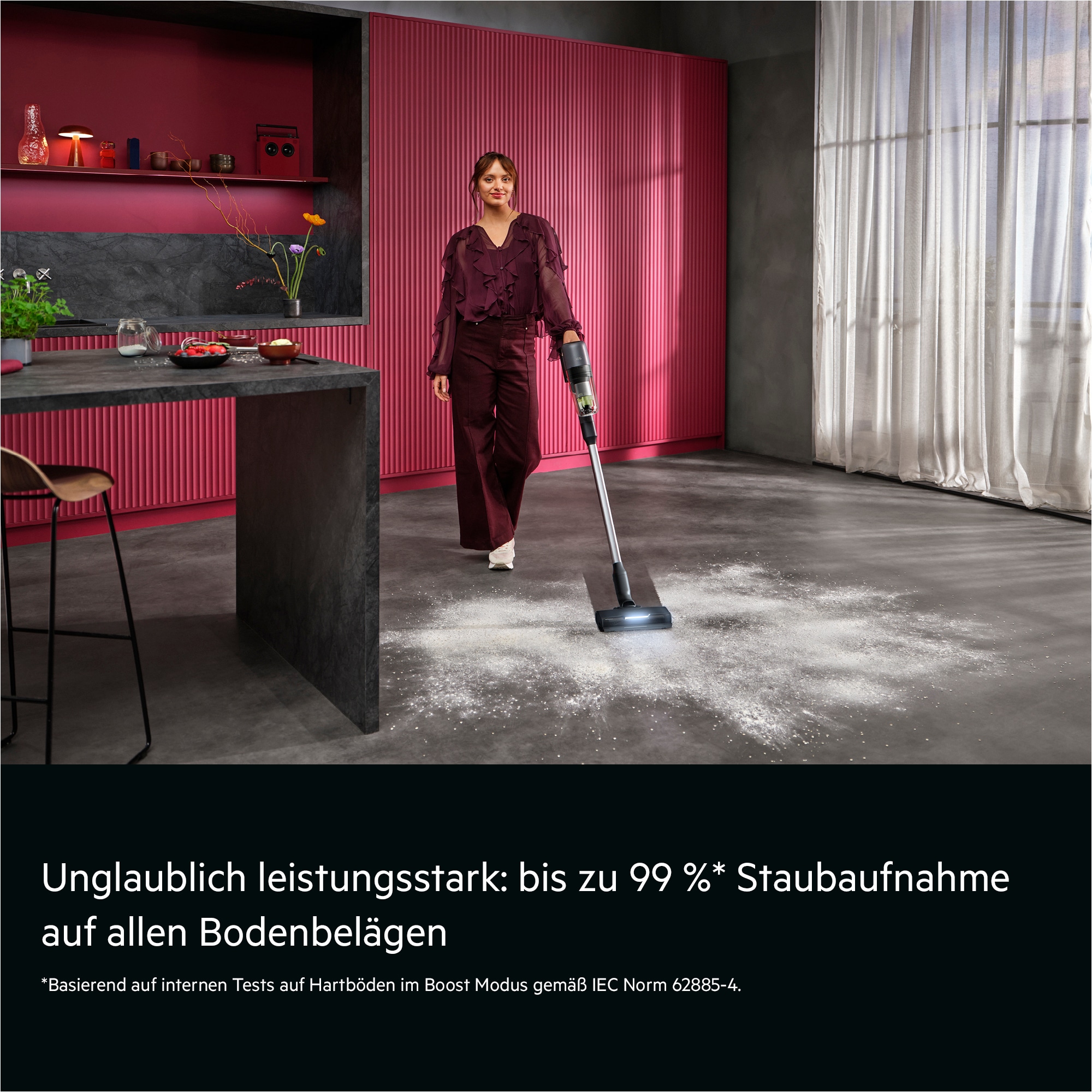 AEG Akku-Hand-und Stielstaubsauger »AP72AF21DG« Leicht & leistungsstark‑HEPA‑Filter: 99,99 % reinere Luft im Zuhause
