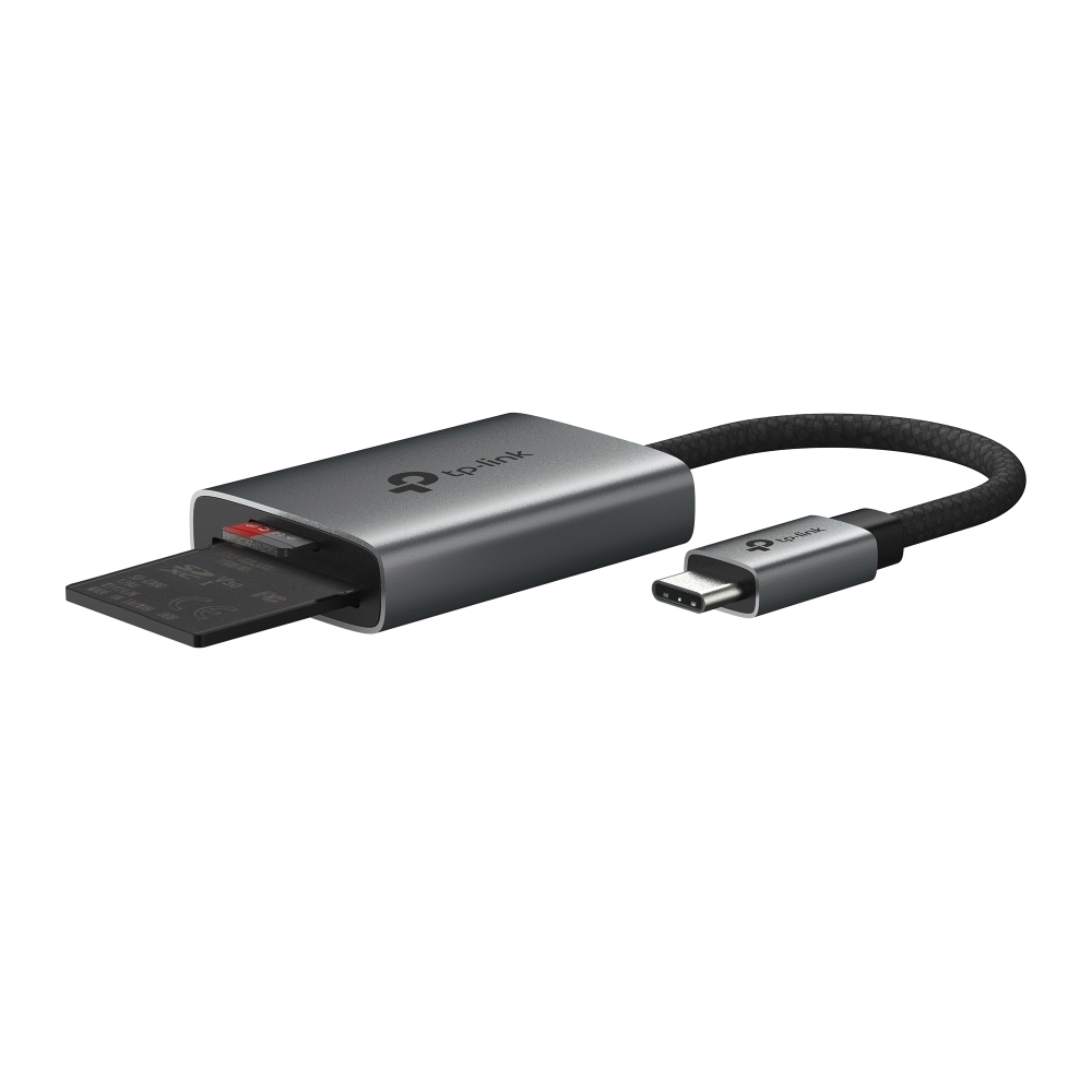 TP-Link USB-Adapter »UA430C USB3.0 Type-C zu SD & microSD 3.0«, USB-C zu MicroSD-Card, 15 cm