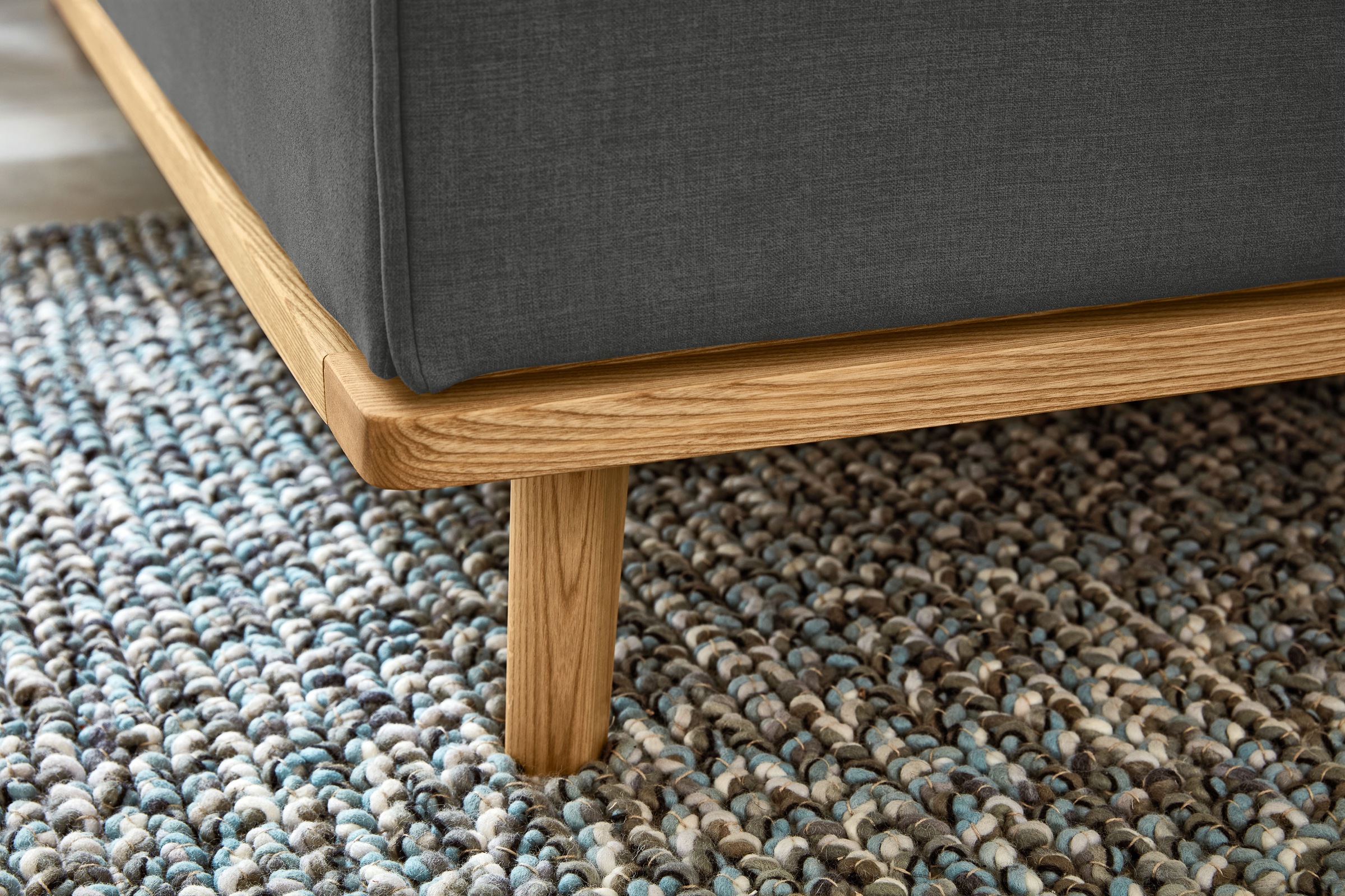 Musterring Polsterbett »Delphi erhältlich in der Breite 160cm und 180cm« Eicherahmen massiv, Kopfteil mit Steppung