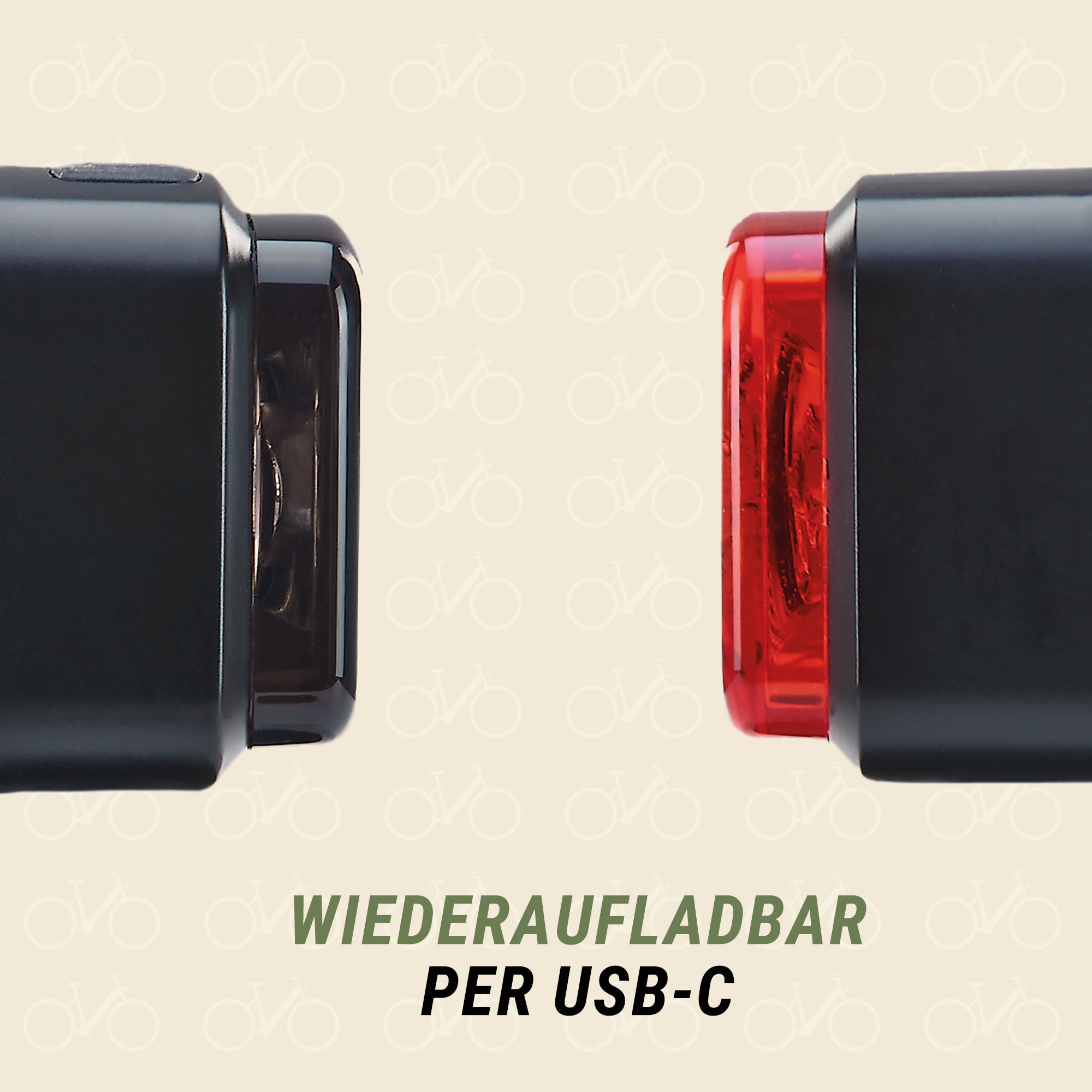 Prophete Fahrradbeleuchtung »LED Akku Beleuchtungs-Set«