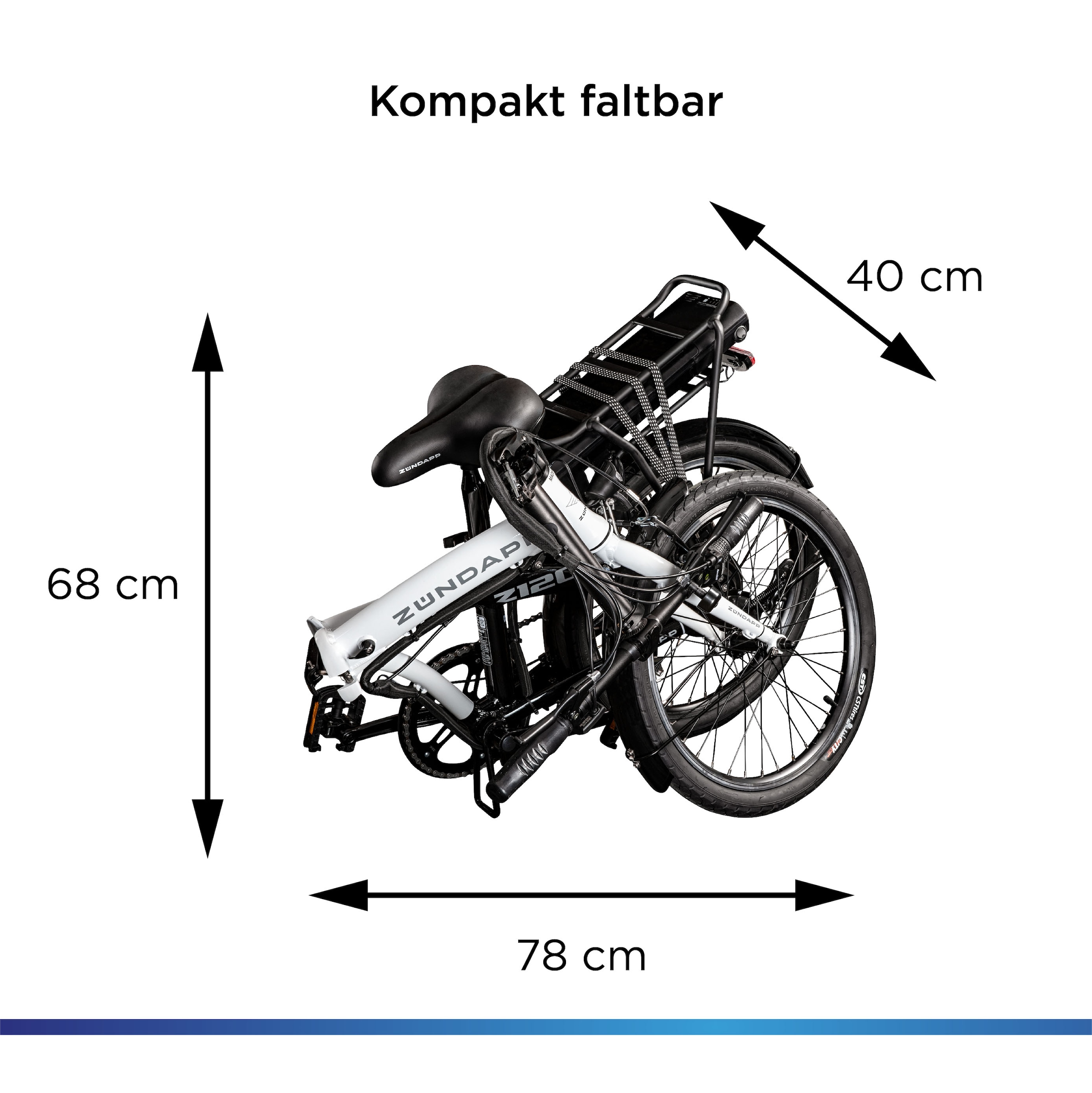 Zündapp E-Bike »Z120«, 7 Gang, Shimano, Tourney, Heckmotor 250 W, Pedelec, Elektrofahrrad für Damen u. Herren