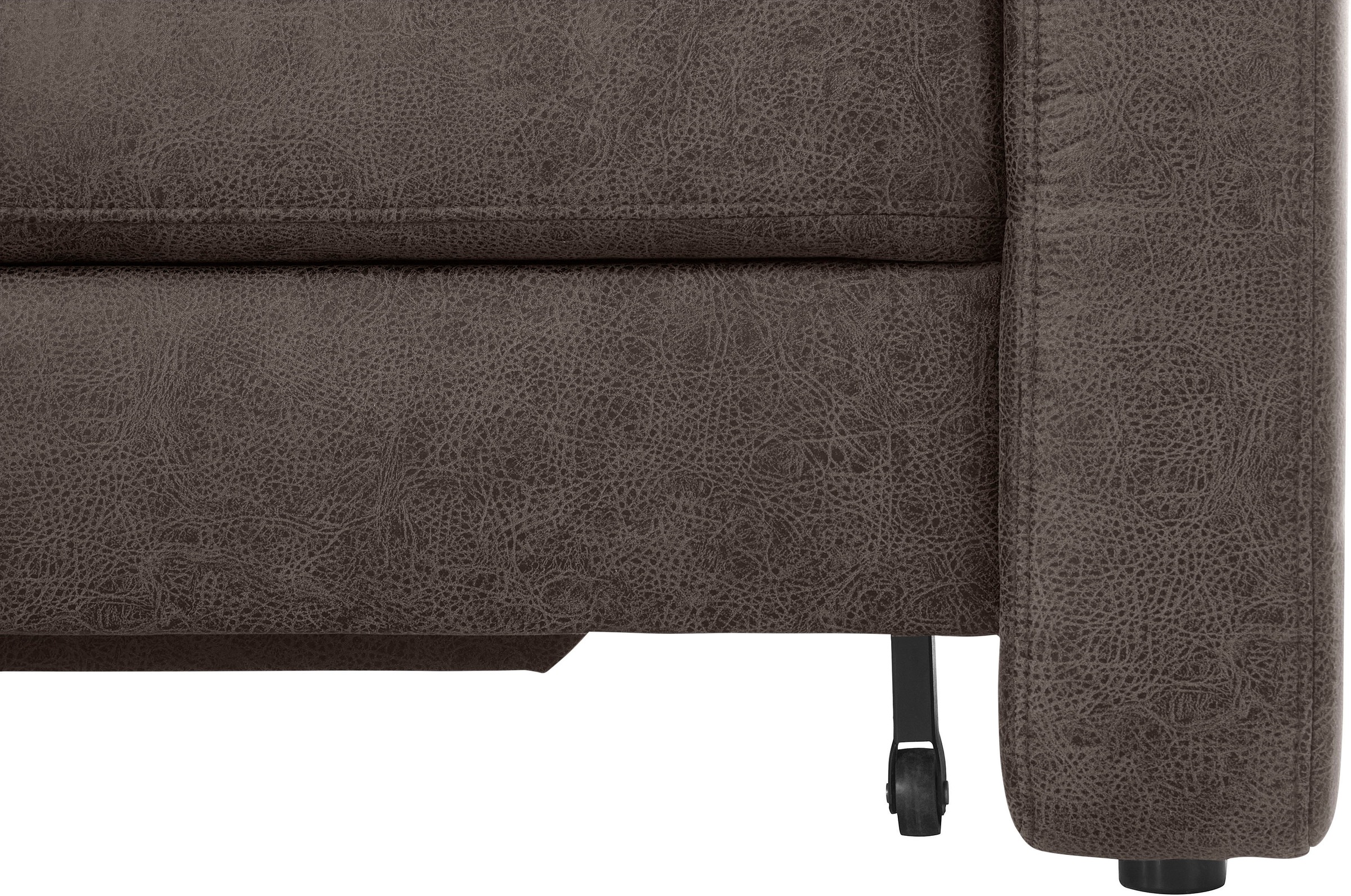 sit&more Ecksofa »Bologna L-Form«, Kopfteilverstellung, wahlweise mit Bettfunktion und Schubkasten