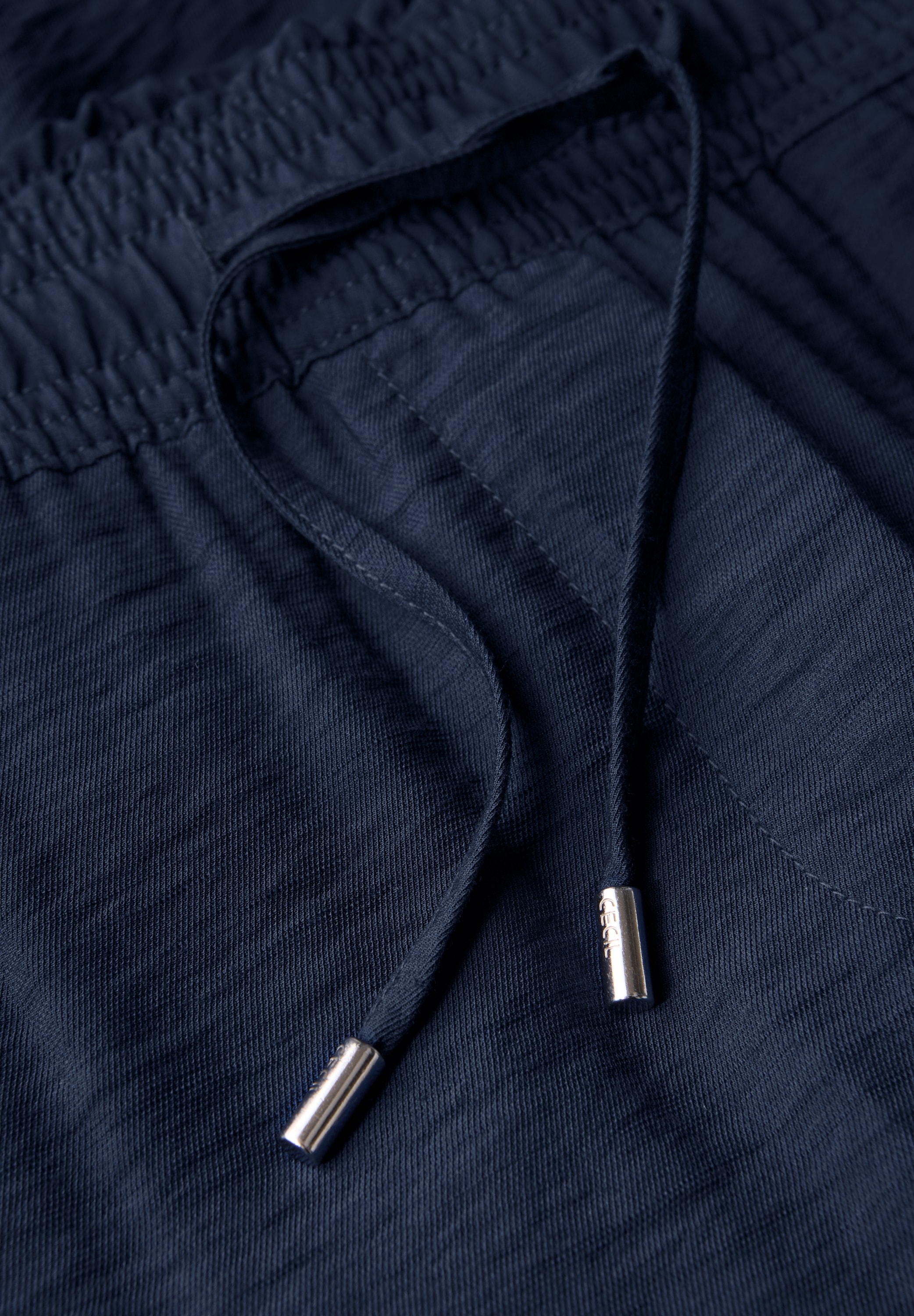 Cecil Stoffhose »Style Neele«, 7/8 Twill mit Struktur