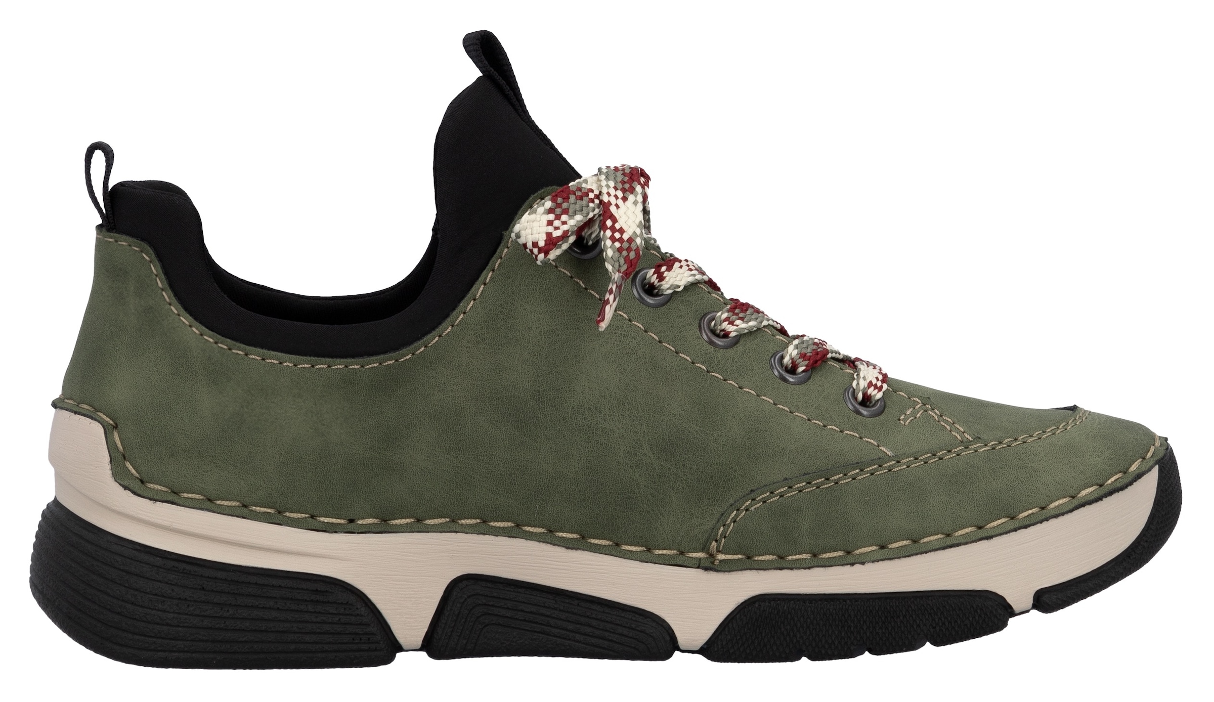 Rieker Slip-On Sneaker, Schlupfschuh, Halbschuh, Freizeitschuh mit weicher Innensohle