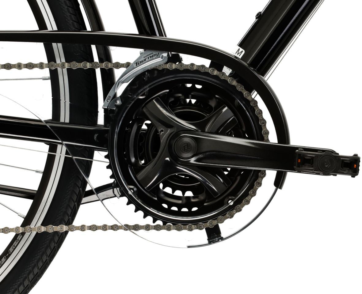 Kross Trekkingrad »Herren-Trekkingrad 28" Berg TR 3.0 Schwarz 21 Gänge« 21 Gang Shimano TOURNEY TY300 Schaltwerk Kettenschaltung