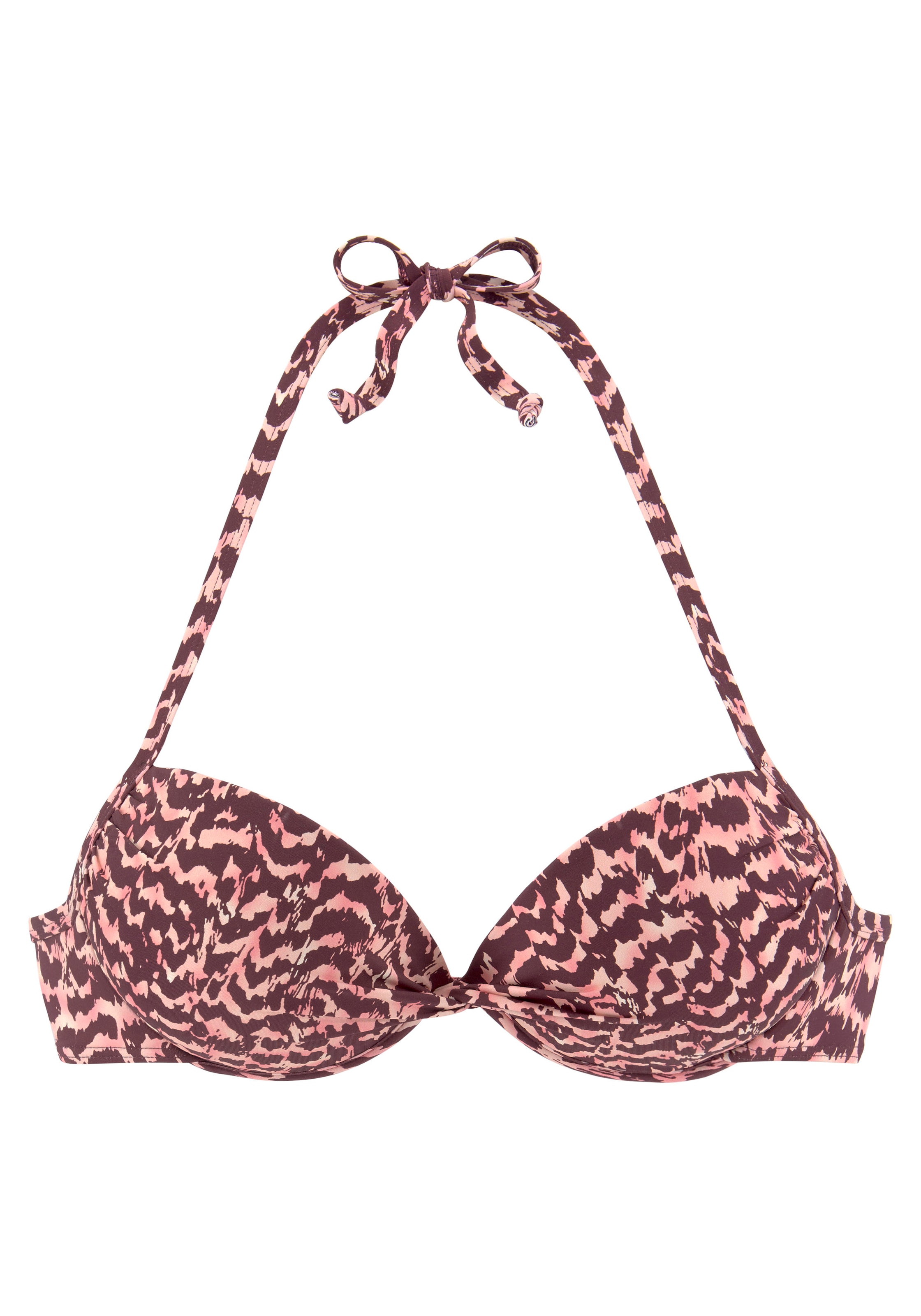 LASCANA Push-Up-Bikini-Top »Holly«, mit Knotendetail