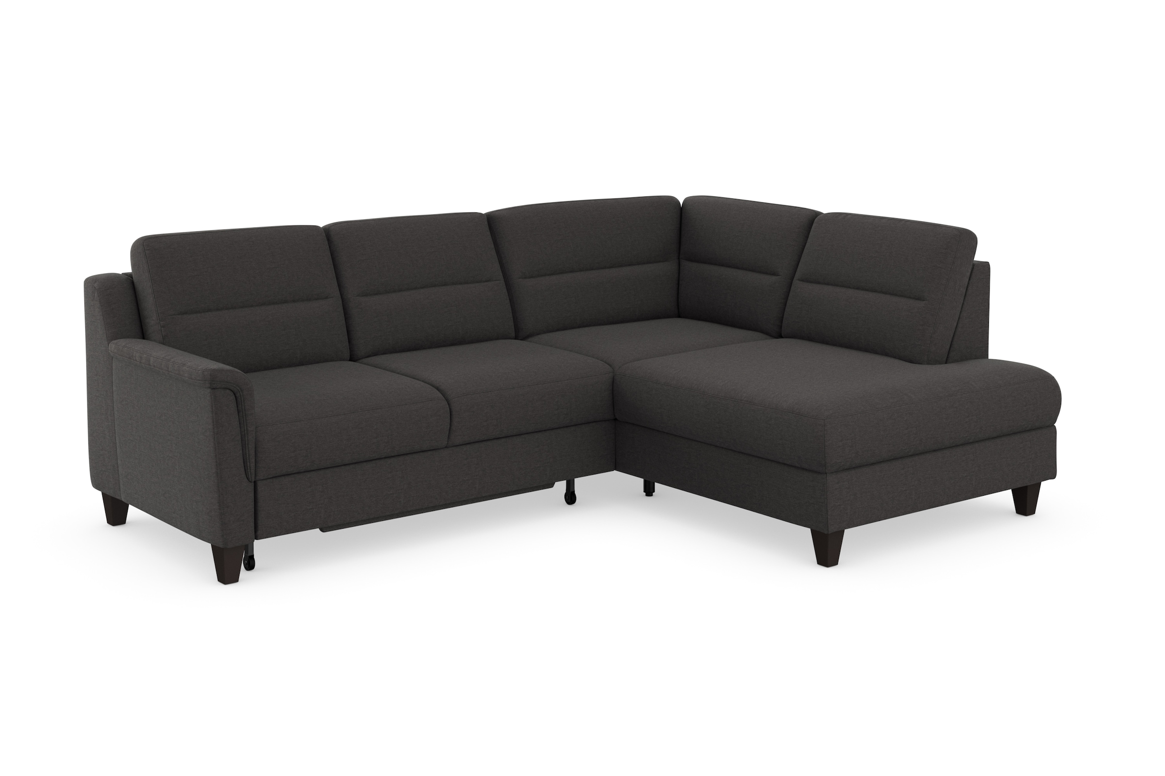 sit&more Ecksofa »Farö L-Form«, inklusive Federkern, wahlweise mit Bettfunktion und Bettkasten