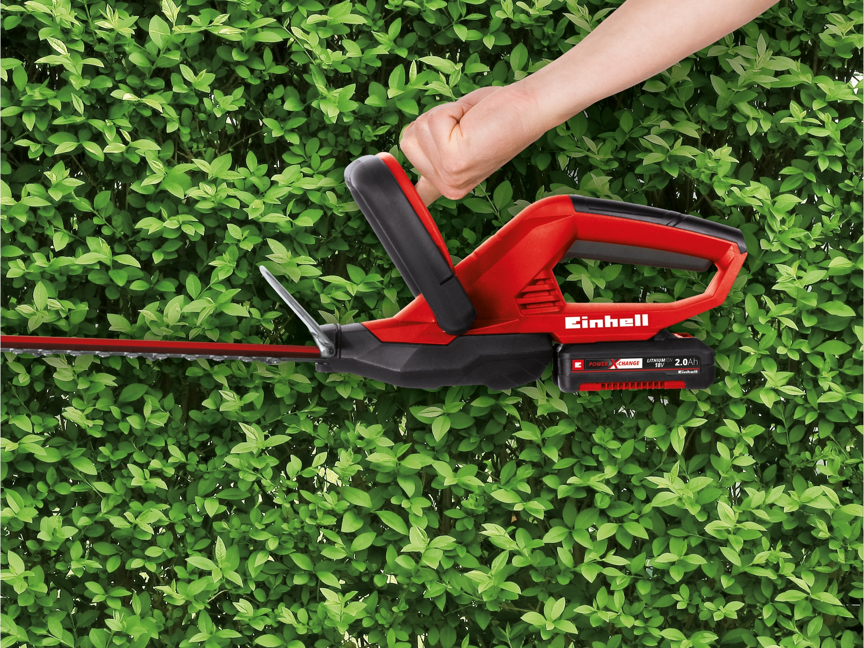 Einhell Akku-Heckenschere »GC-CH 1846 Li (1x2,5 Ah)«, (Set), inkl. Akku und Ladegerät