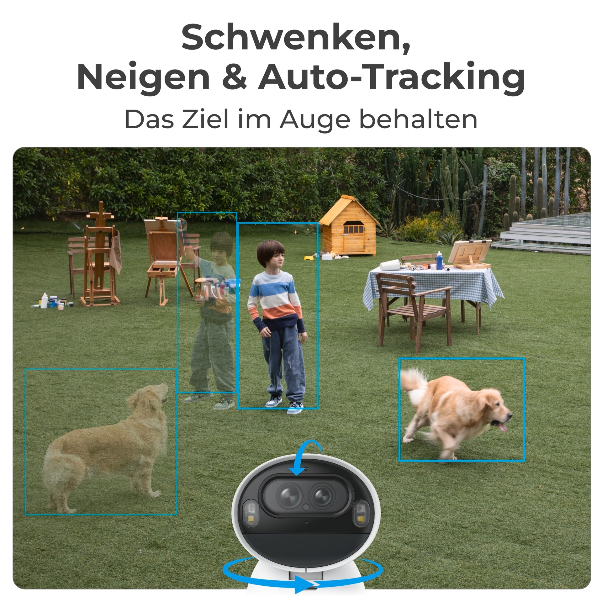 Reolink Überwachungskamera »Hub 1 + Argus Series B730 + Solarpanel«, Außenbereich