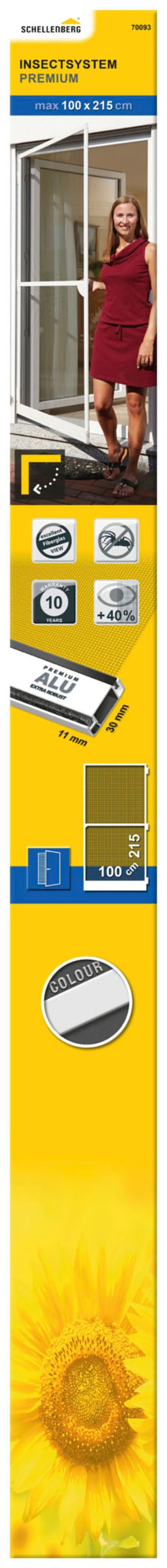 Magnet-Fliegengitter Für Türen 130x215 Cm - Insektenschutz Ohne Bohren, Selbstschließend