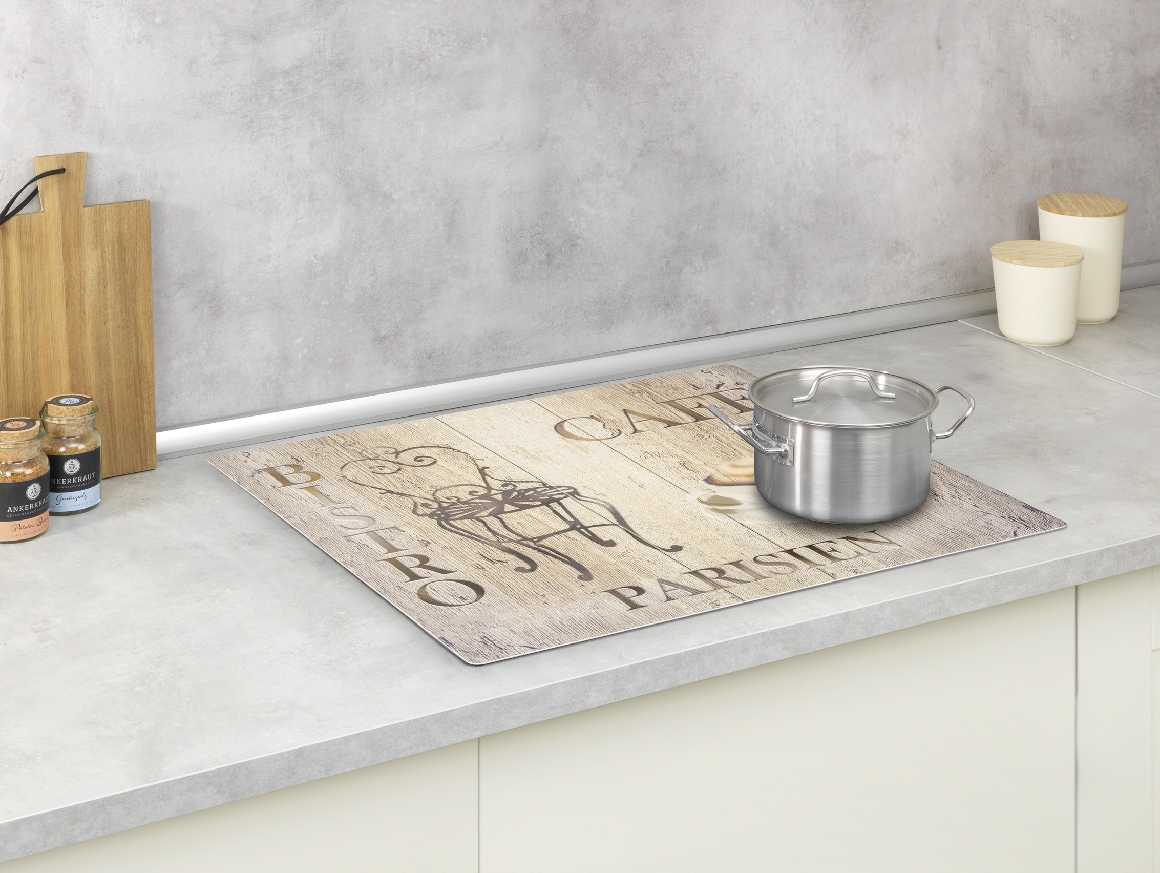 WENKO Herd-Abdeckplatte »Modell Bistro« günstig online kaufen