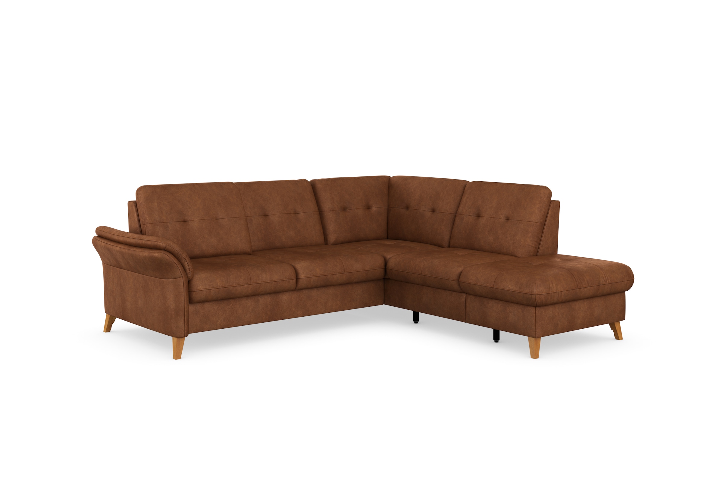 sit&more Ecksofa »Göteborg«, inkl. Sitztiefenverstellung, wahlweise mit Bettfunktion & Bettkasten