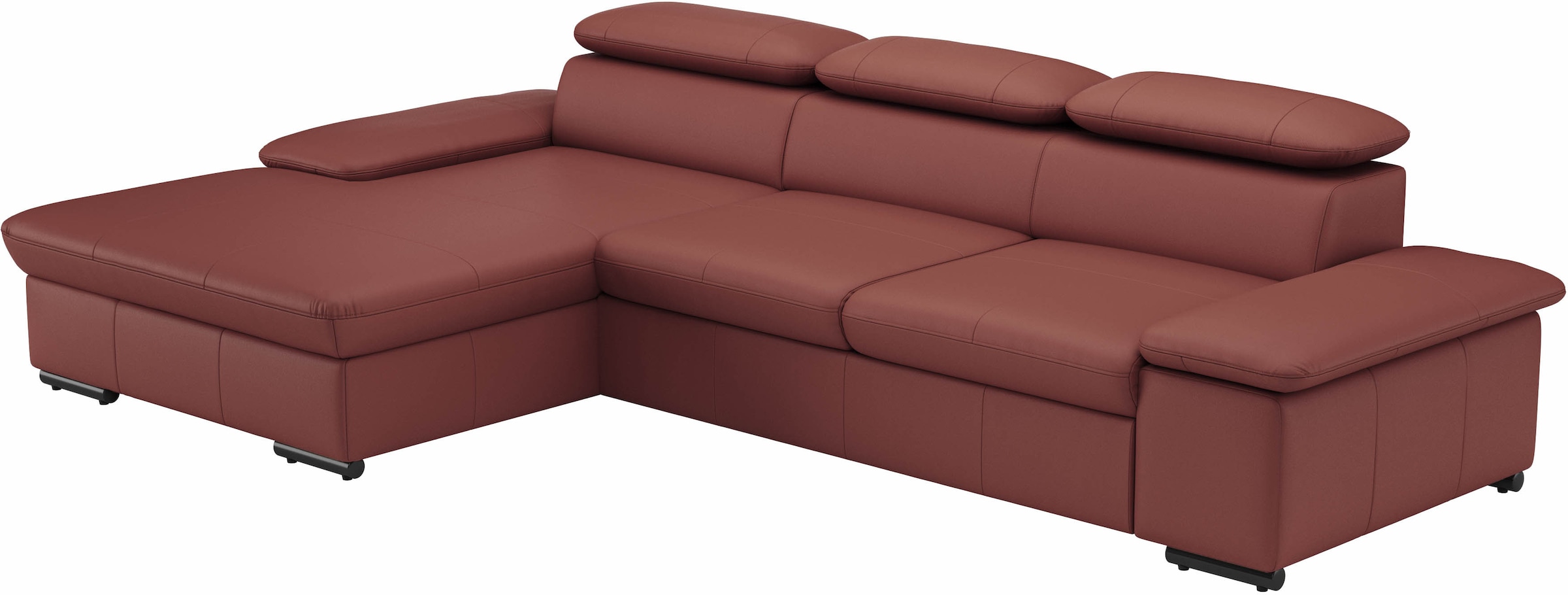 sit&more Ecksofa »Alcudia L-Form«, wahlweise mit Bettfunktion