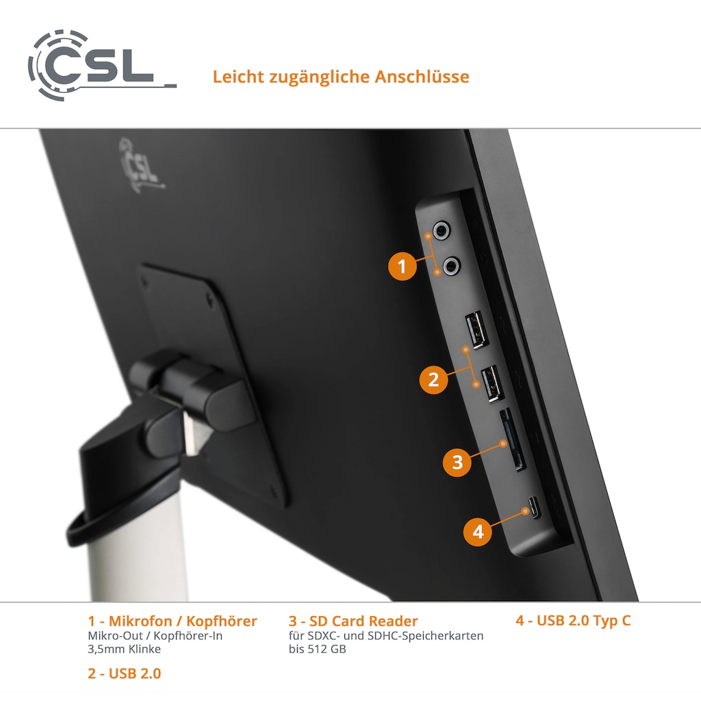 CSL Gaming-PC »Unity U24W-AMD / 4650G / 1000 GB / 16 GB RAM / Win 11«