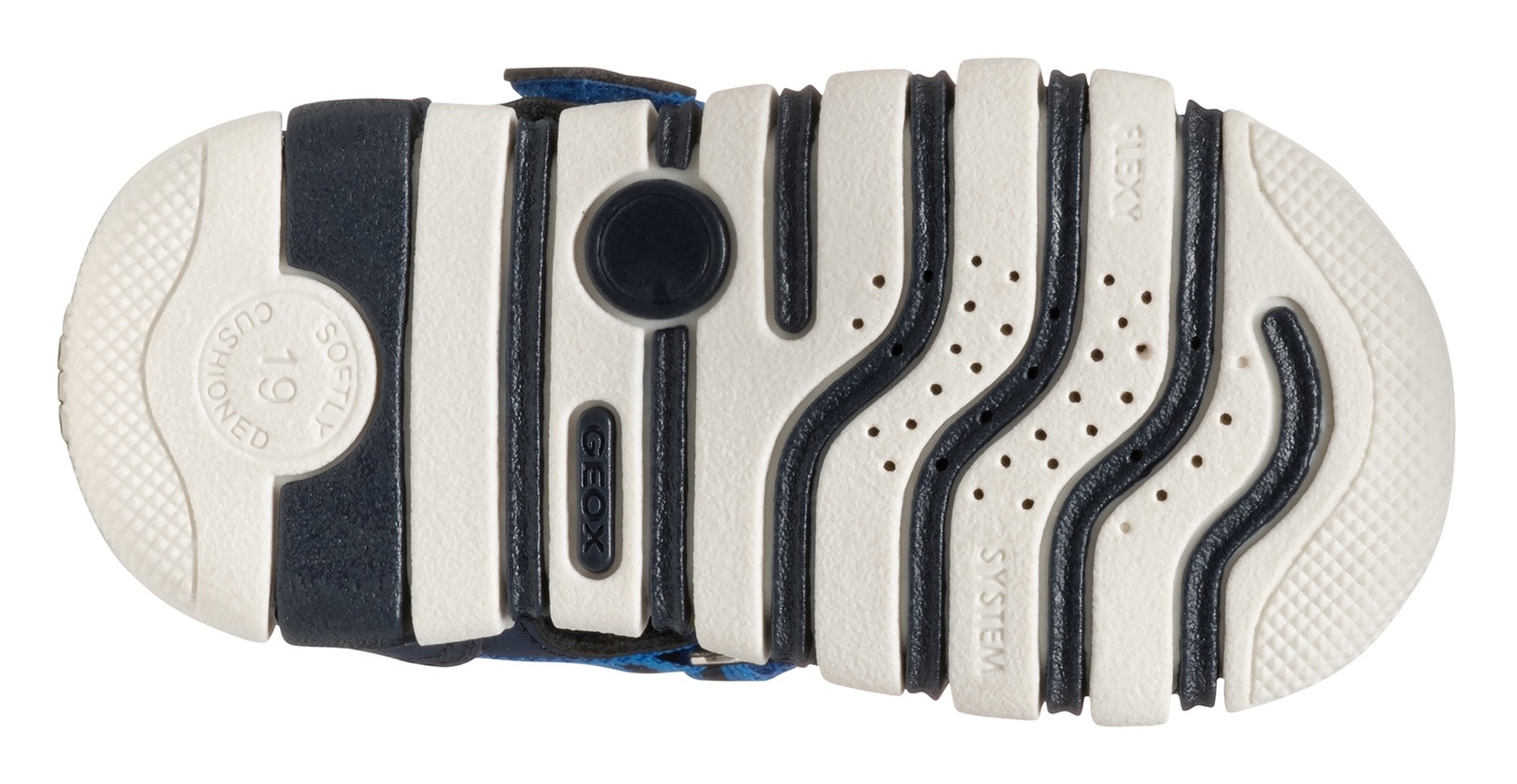Geox Lauflernschuh »B SANDAL IUPIDOO BOY«, Trekking Sandale, Outdoorschuh, Babyschuh mit Klettverschluss