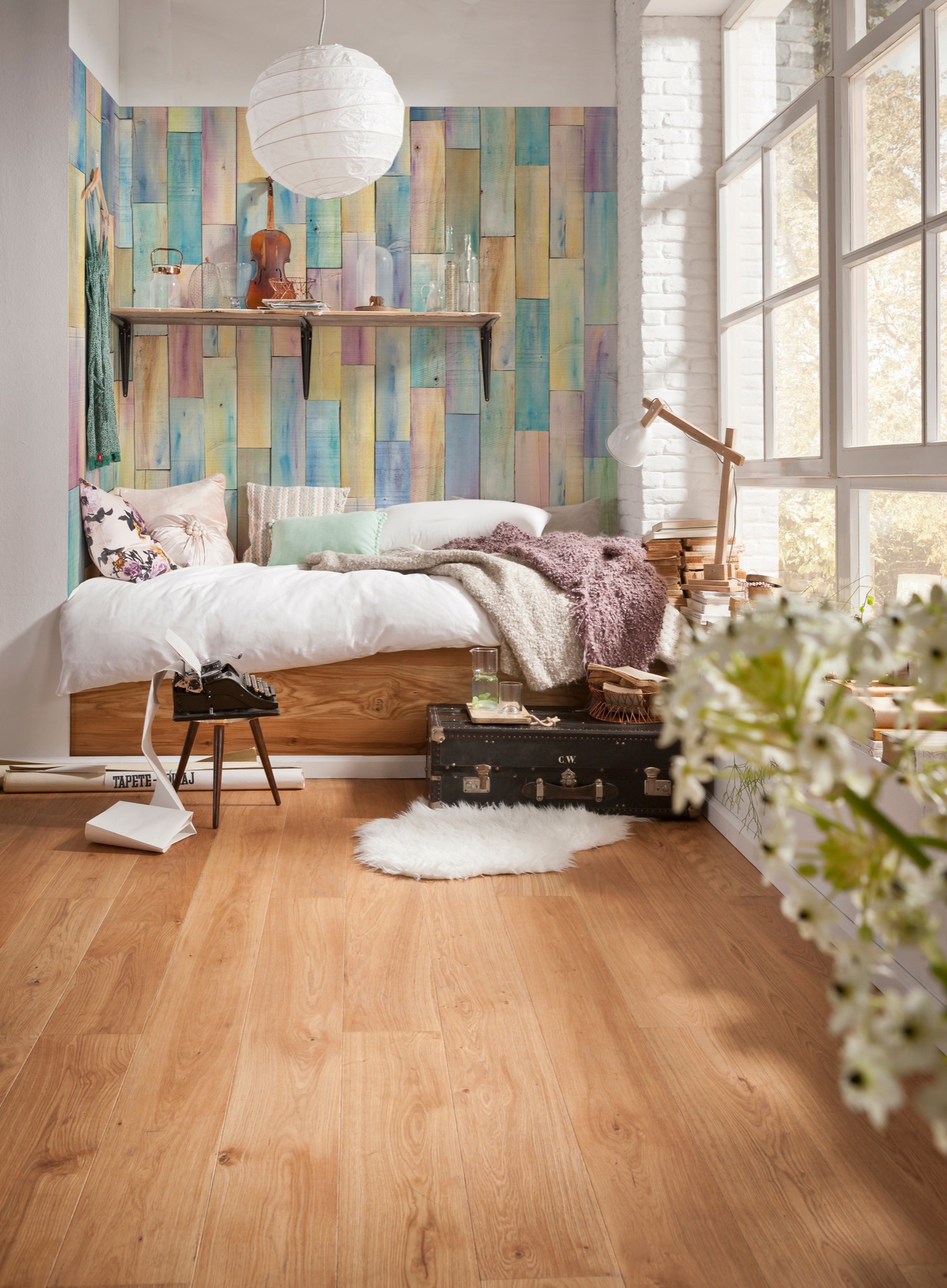 Komar Vliestapete »Vlies - Bazar - Größe 368 x 248 cm« bedruckt glatt Wohnz günstig online kaufen