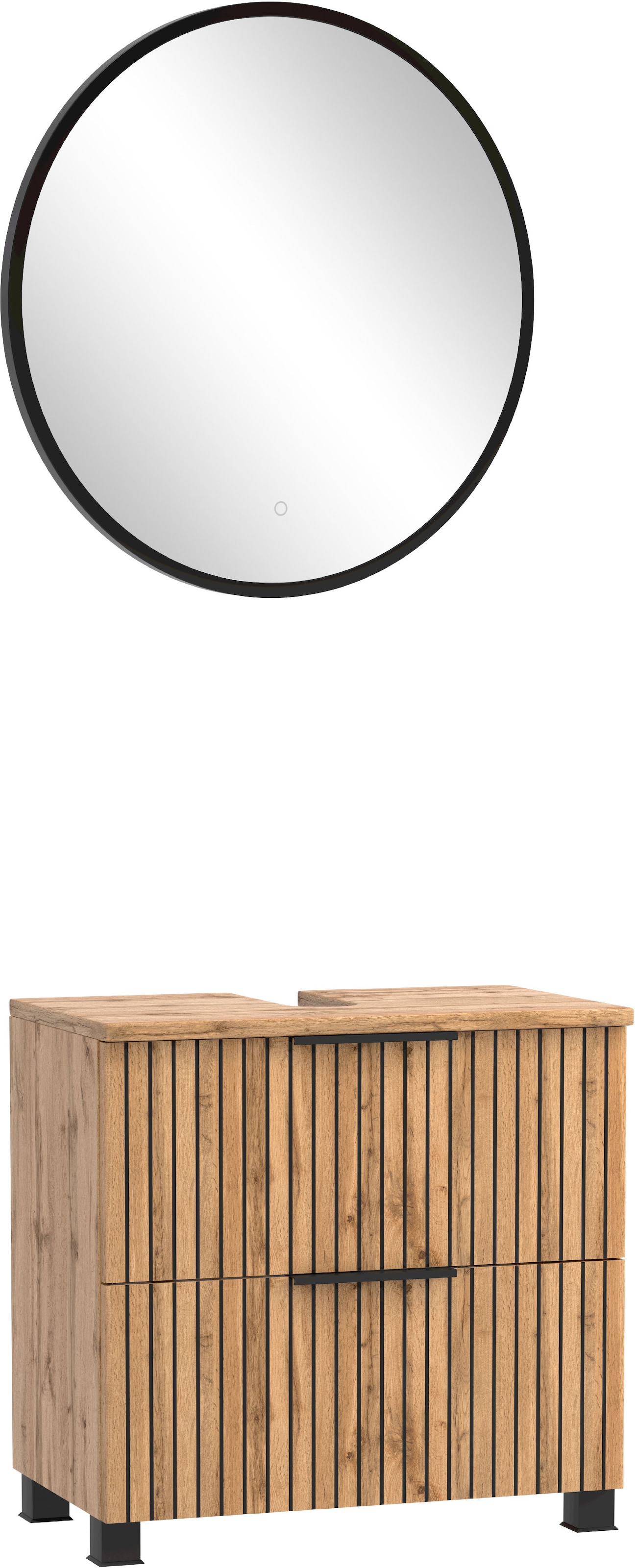 welltime Badezimmer-Set »Welltime Möbel, Carlton Unterbecken-Set 2teilig, 6 günstig online kaufen