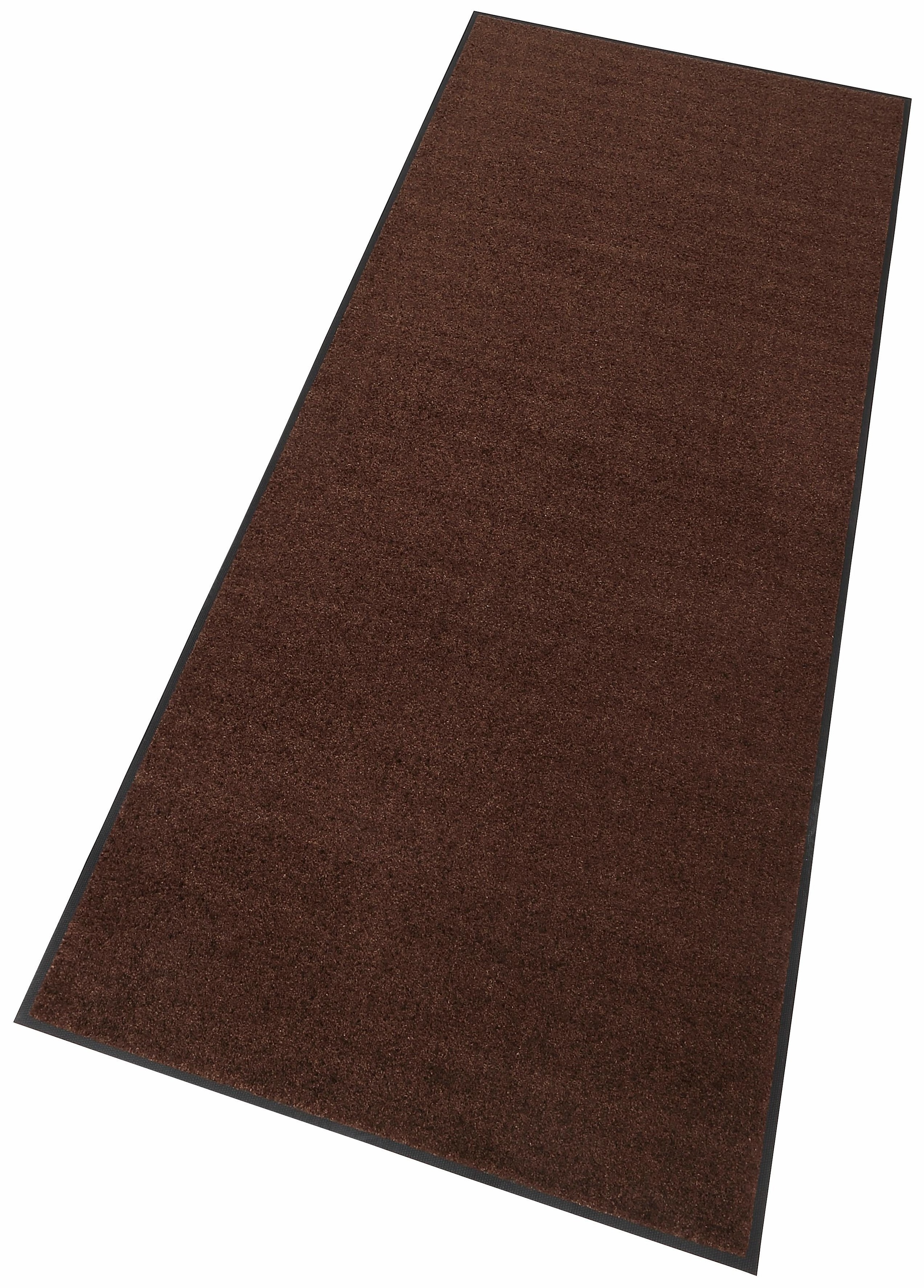 wash+dry by Kleen-Tex Fußmatte »Trend Uni, Schmutzfangmatte, waschbar«, rechteckig, 7 mm Höhe, rutschhemmend, In- und Outdoor geeignet, auch als Läufer erhältlich