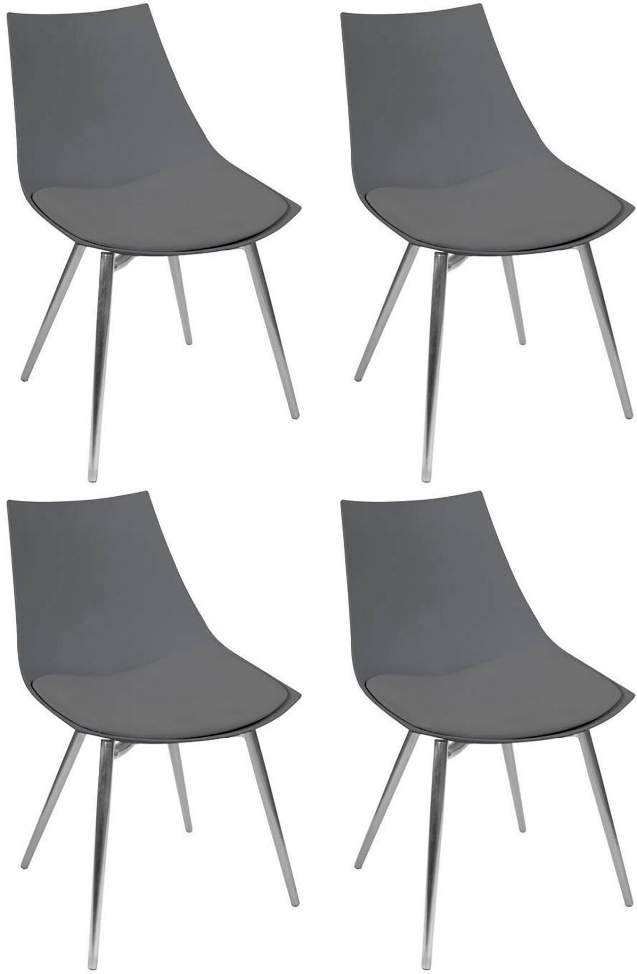 Kayoom Stuhl »Dakota 110 4er-Set, Kunstleder-Bezug, Sitzfläche aus Schaumst günstig online kaufen