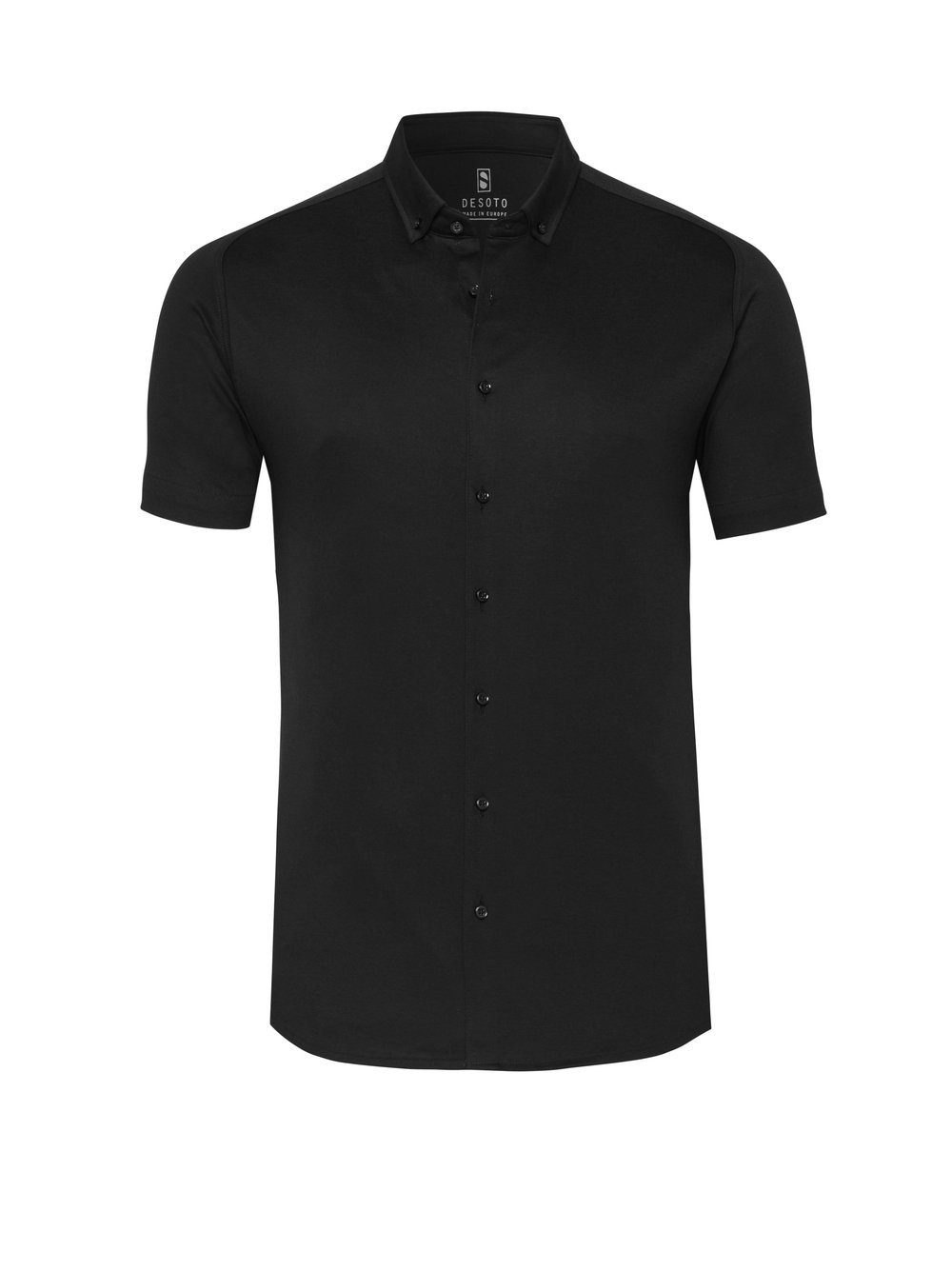 DESOTO Kurzarmhemd »Casual Modern BD 1/2«, Mit Rundhalsausschnitt