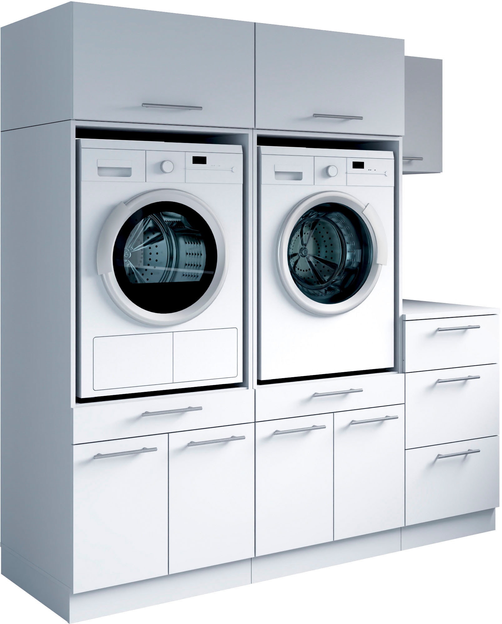 Laundreezy Mehrzweckschrank-Set »Laundreezy, 6-tlg. Mehrzweckschrank-Set B/H/T 186/200/68 cm« 6 Stk. tlg.