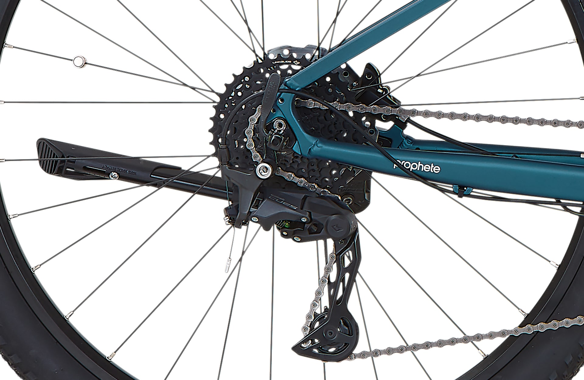 Prophete »Dice 3.8« 10 Gang Shimano Cues Schaltwerk Kettenschaltung Mittelmotor 250 W Pedelec, Elektrofahrrad für Damen und Herren, MTB