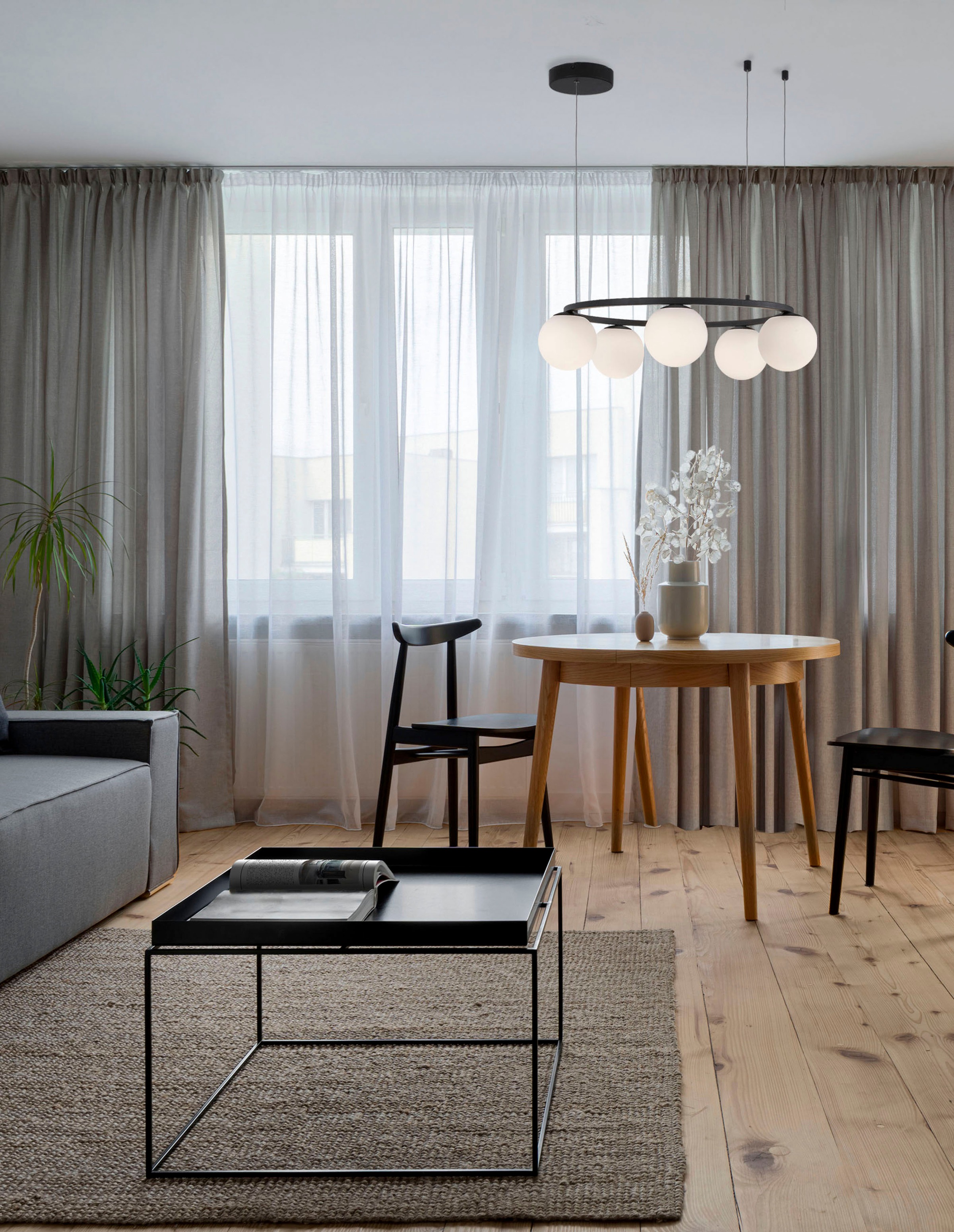 Nova Luce LED-Hängeleuchte »JOLINE«, 5 flammig, Leuchtmittel LED-Modul   oh günstig online kaufen