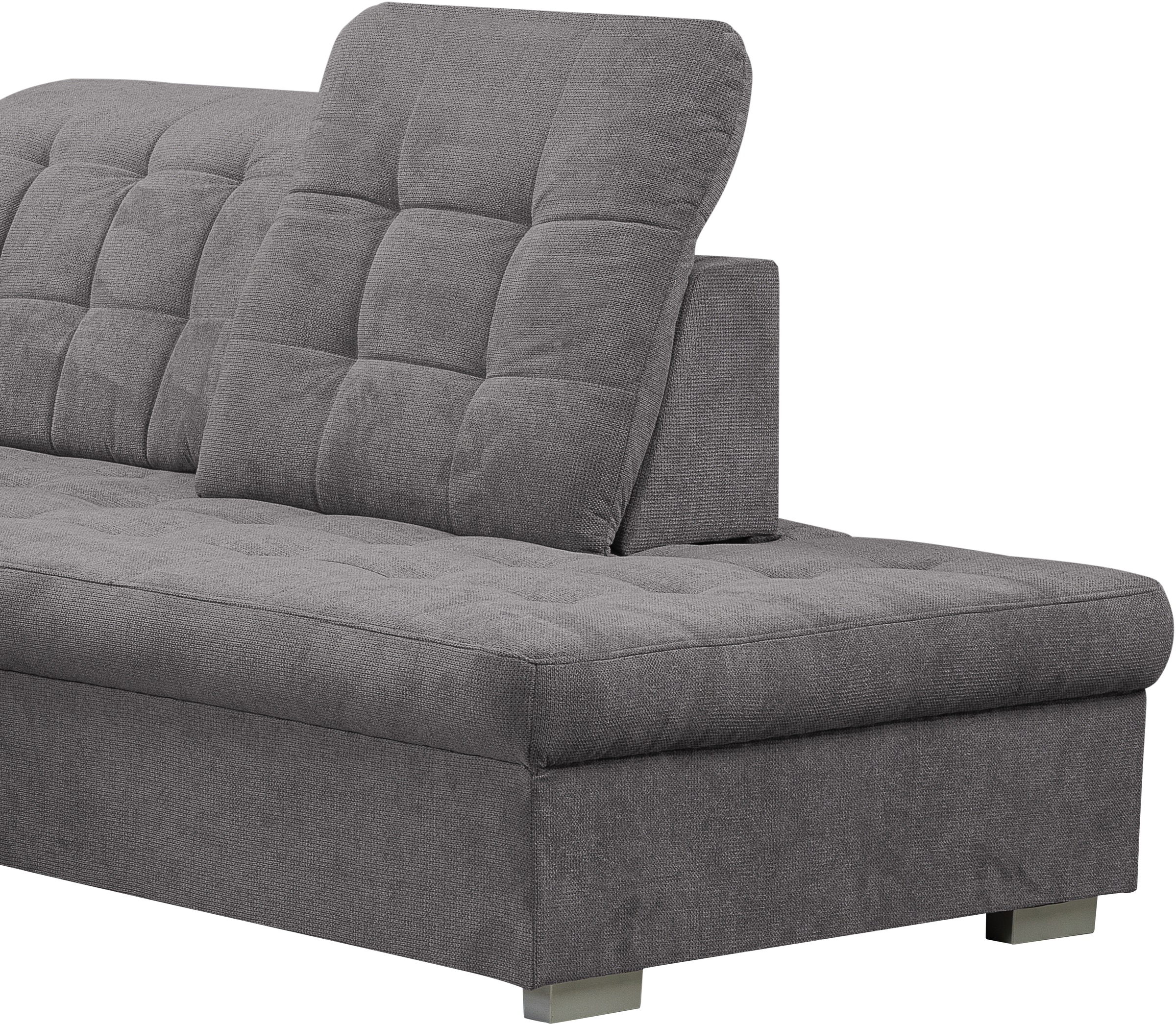 WERK2 Wohnlandschaft »Kordula-New U-Form«, Sofa in U-Form mit Schlaffunktion & Bettkasten, Schlafcouch