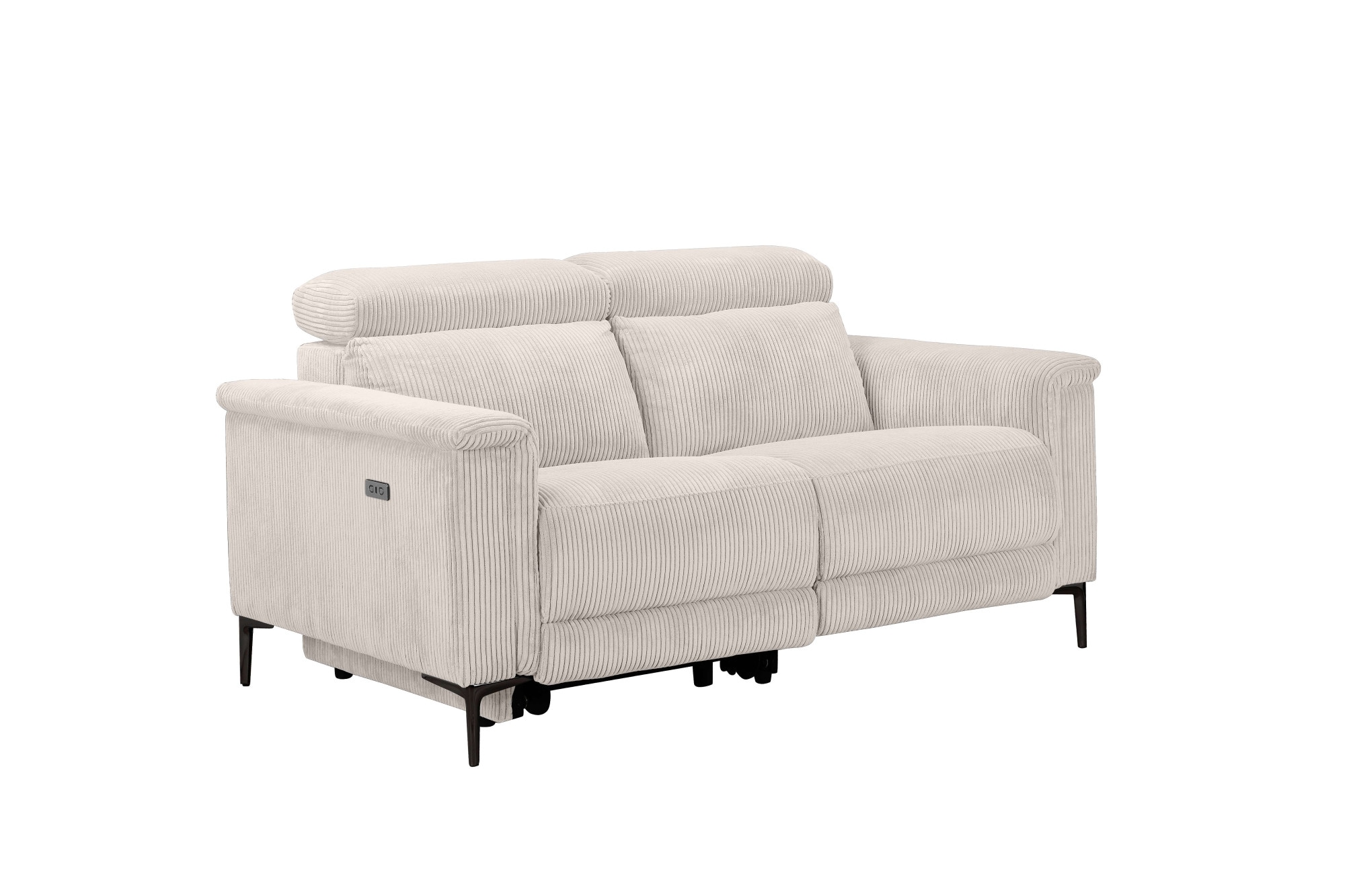Places of Style 2-Sitzer »Lund in Cord, mit manueller o. elektrischer«, Relaxfunktion, USB-A, Kopfteilverstellung, Breite 160 cm