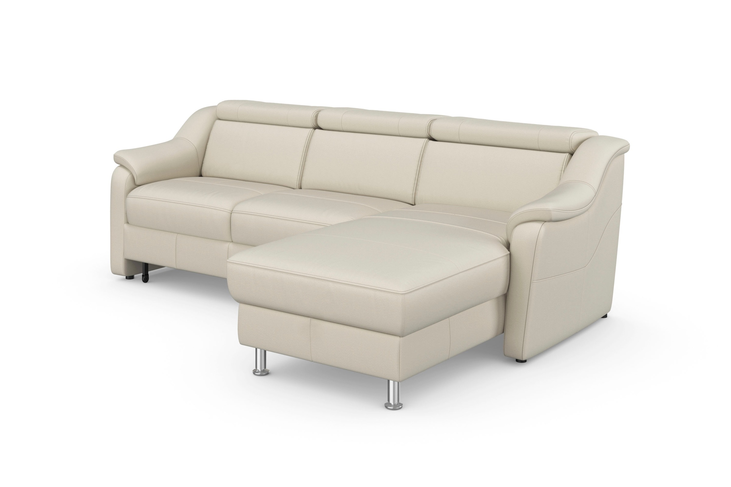 sit&more Ecksofa »Freetown L-Form«, inklusive Kopfteilverstellung und komfortablem Federkern