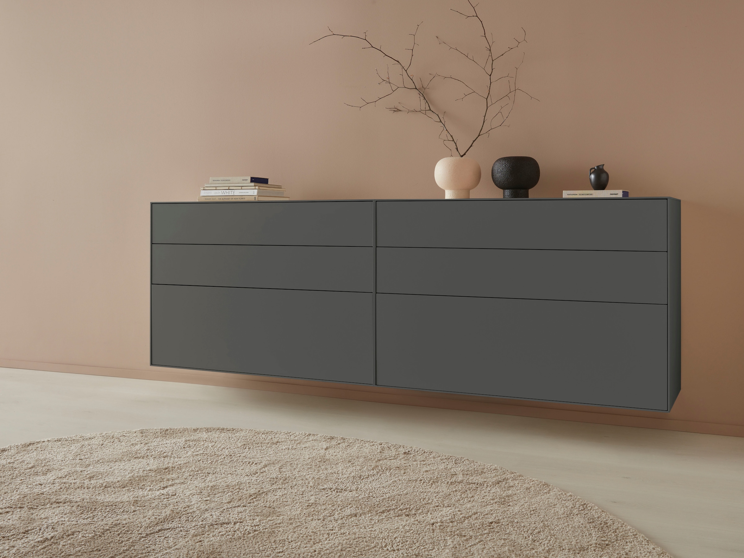 LeGer Home by Lena Gercke Sideboard »Essentials«, Breite: 112cm, MDF lackiert, Push-to-open-Funktion