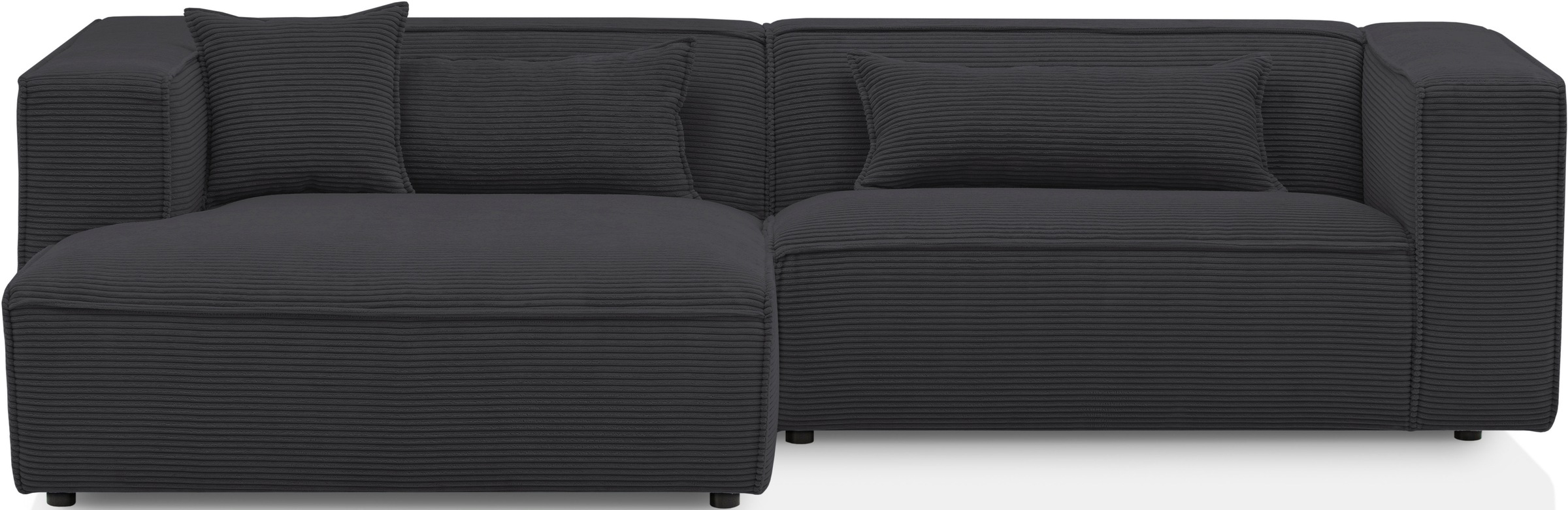 LeGer Home by Lena Gercke Ecksofa »PIARA mit Kedernaht, Cord, Leinenoptik o günstig online kaufen