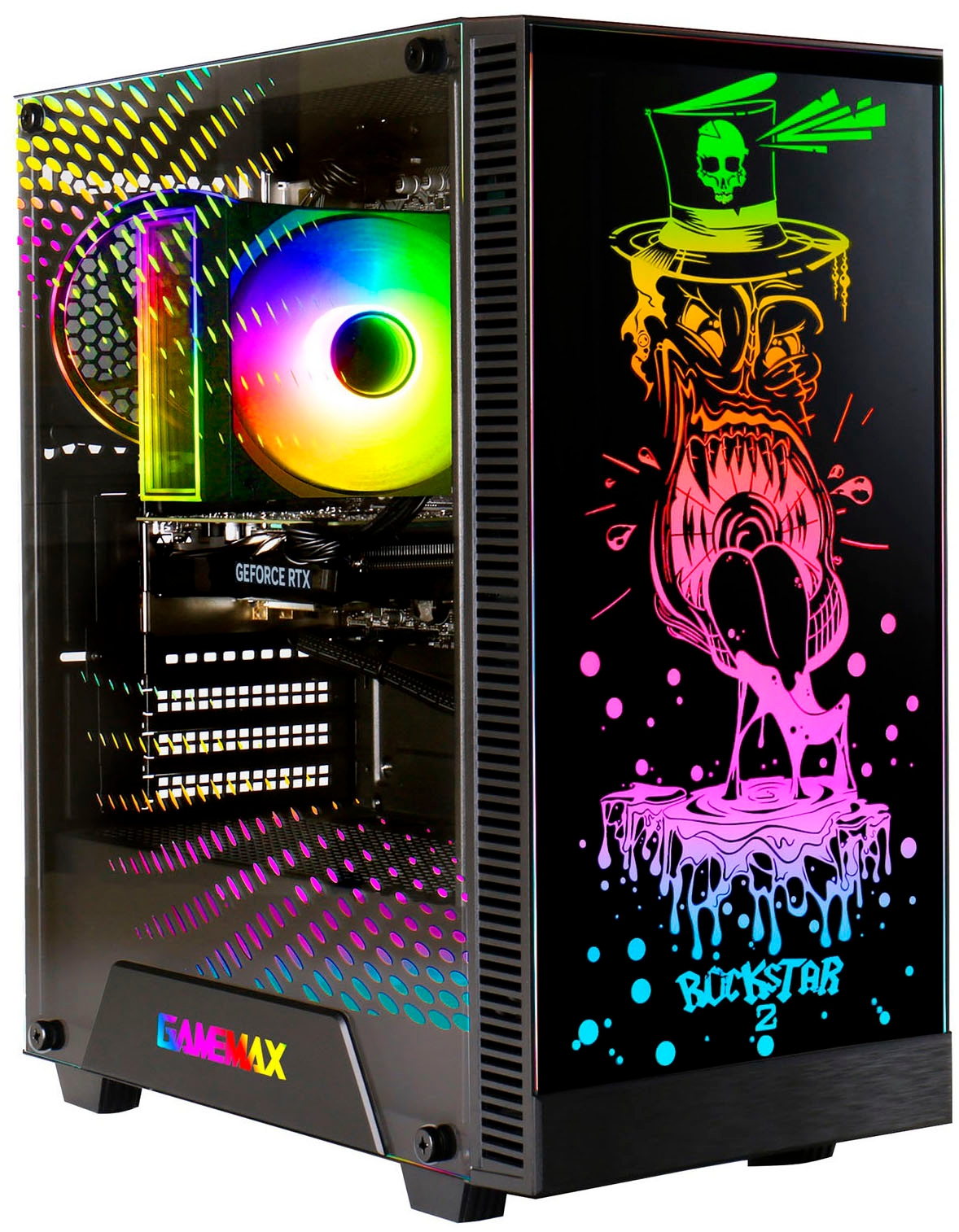 GAMEMAX Gaming-PC »Rockstar 8220 AMD Ryzen 5 5500 16GB 1TB SSD RTX 3060« Windows 11