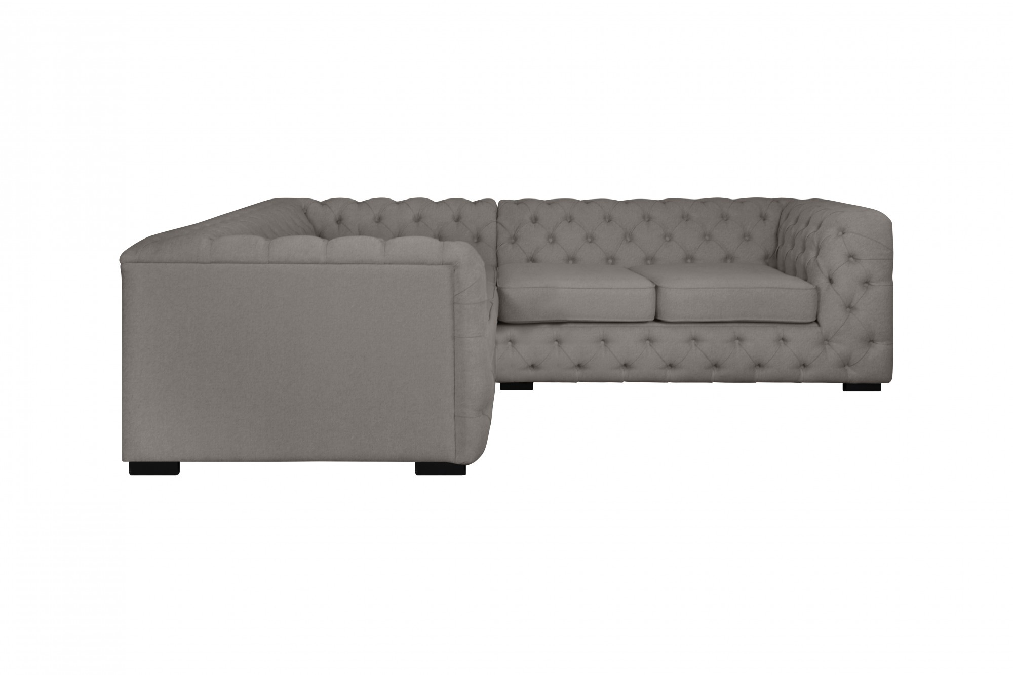 Guido Maria Kretschmer Home&Living Chesterfield-Sofa »KALINA L-Form«, hochwertige Chesterfield-Ausführung, sehr hochwertige Verarbeitung