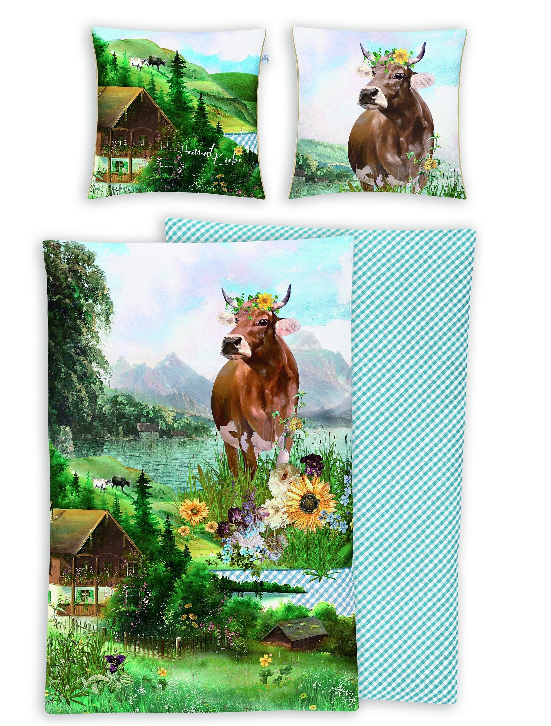 Irisette Wendebettwäsche »Magic-K 8862« 2 Stk. tlg. edler Digitaldruck günstig online kaufen