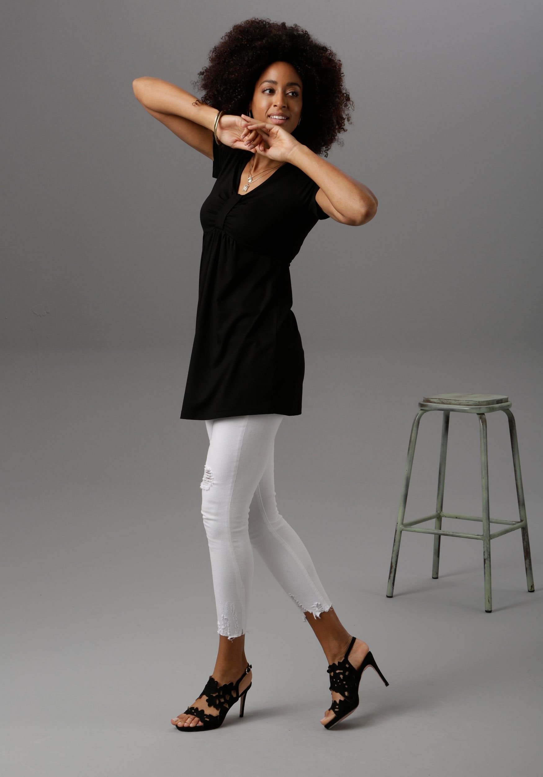 Aniston CASUAL Skinny-fit-Jeans, mit bestellen online Destroyed-Effekt