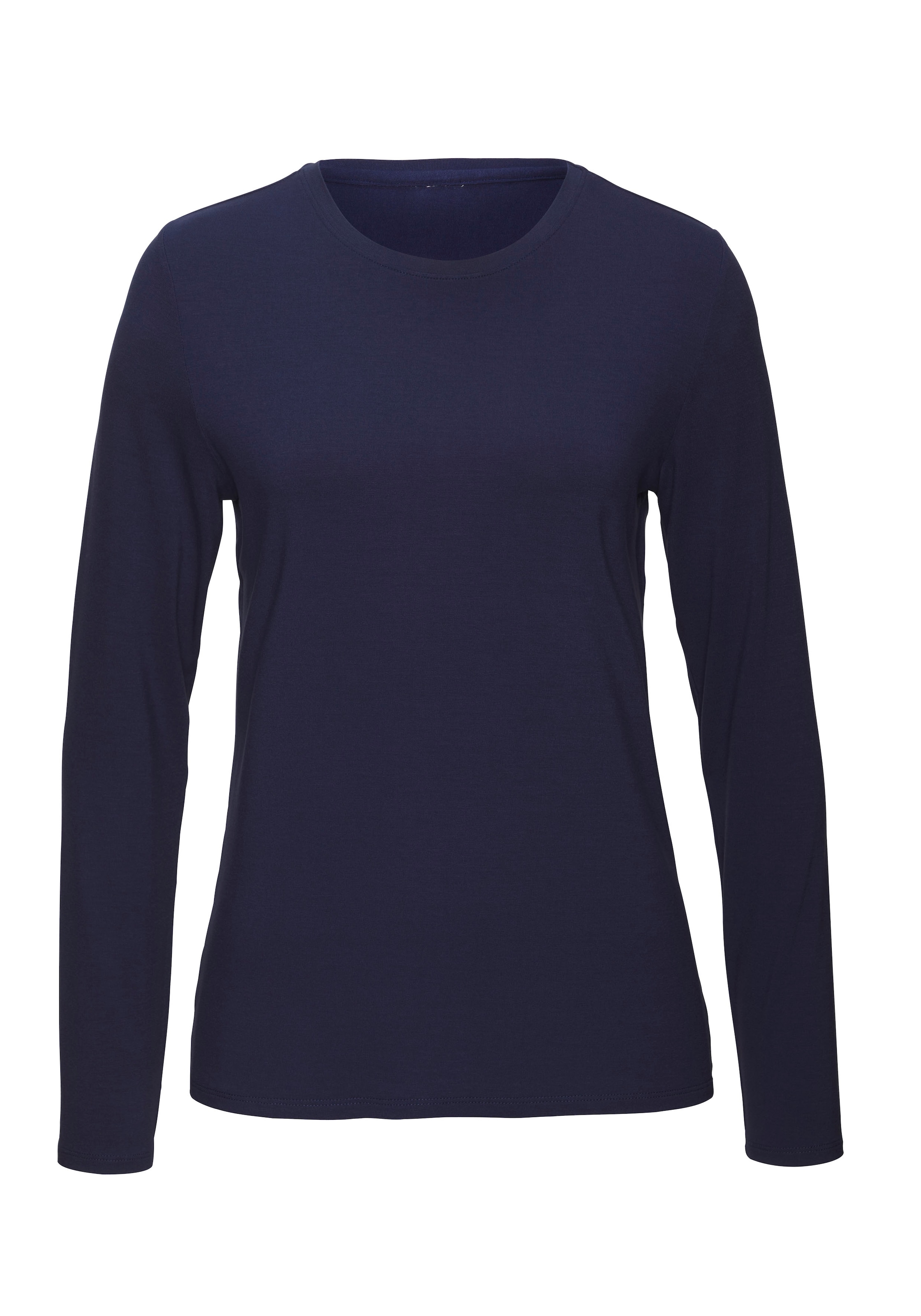 LASCANA Langarmshirt »aus weichem Viskose-Stretch«, (2er-Pack)