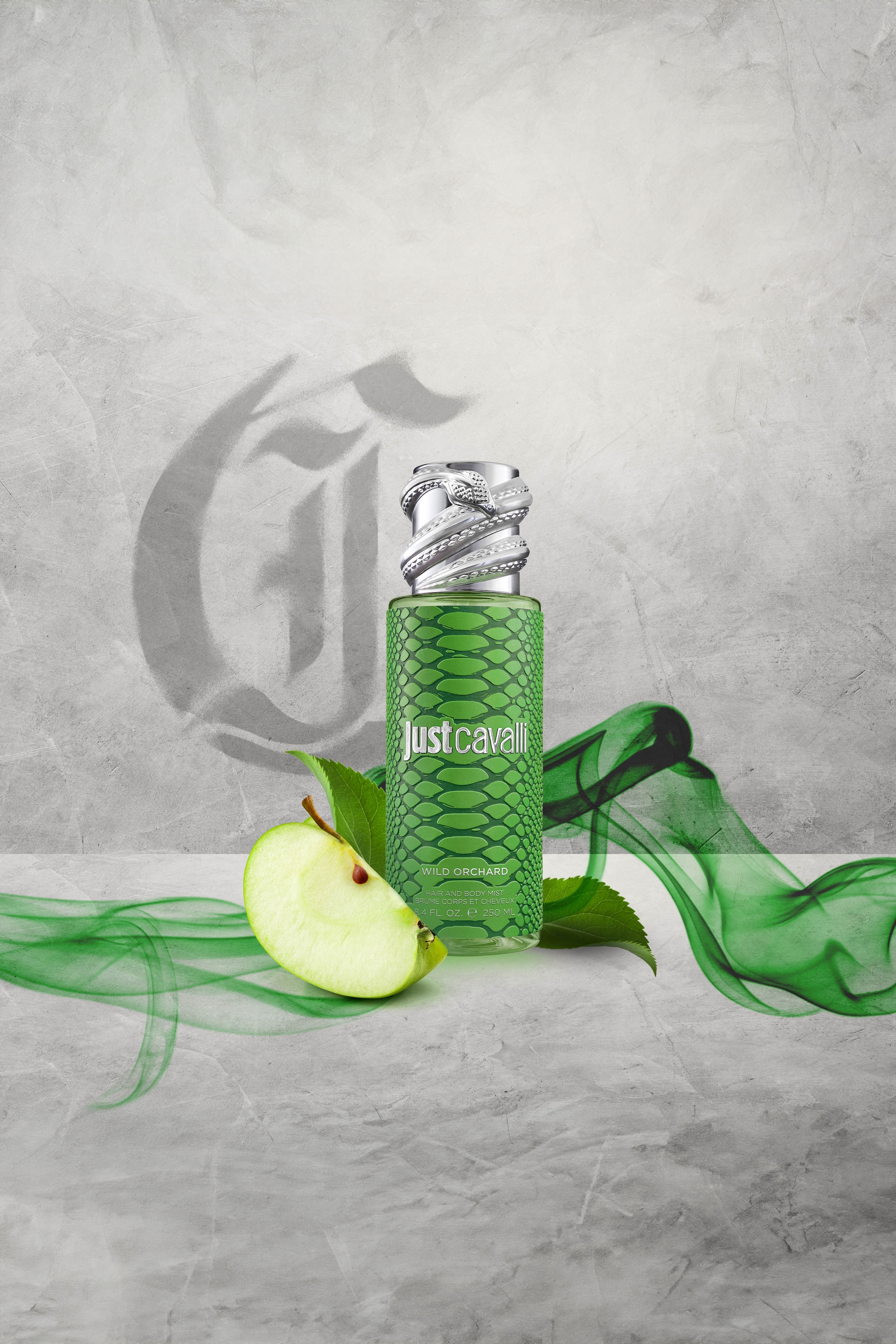 roberto cavalli Körperspray »JUST CAVALLI FRAGRANCE MIST WILD ORCHARD GREEN« 6 fruchtig-blumiger Duft