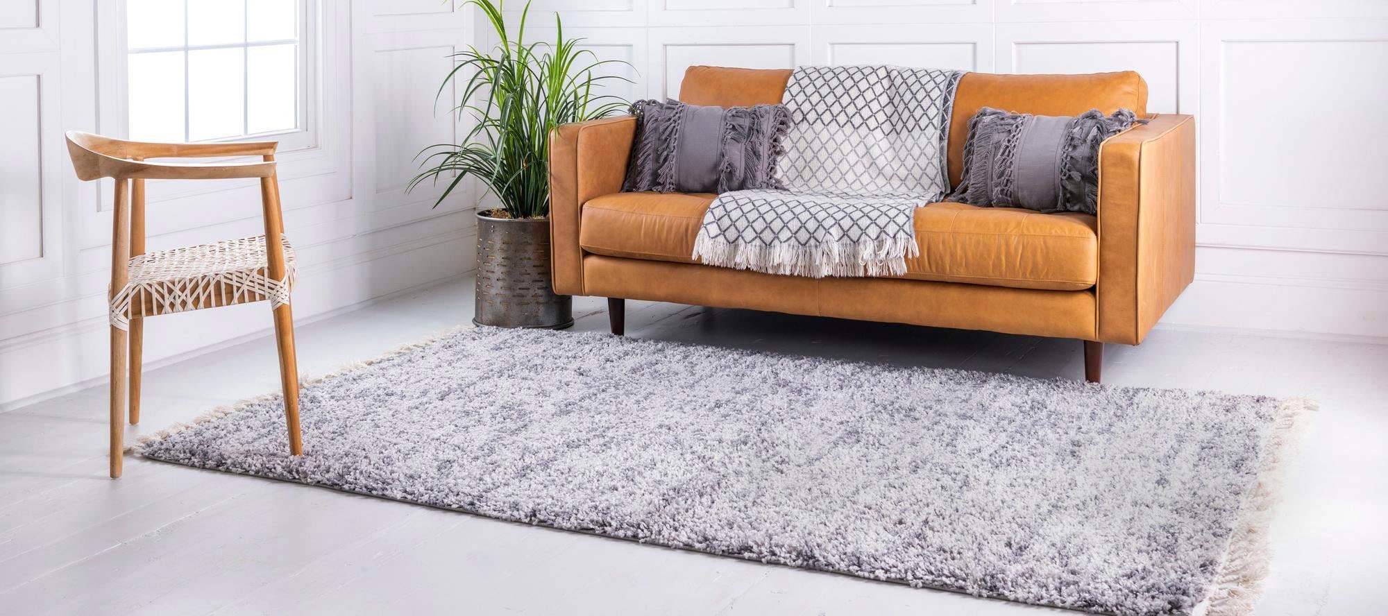 Myflair Möbel & Accessoires Hochflor-Teppich »Top Shag, LAGERRÄUMUNG!«, rechteckig, 32 mm Höhe, gewebt, melierte Optik, weich & kuschelig, mit Fransen