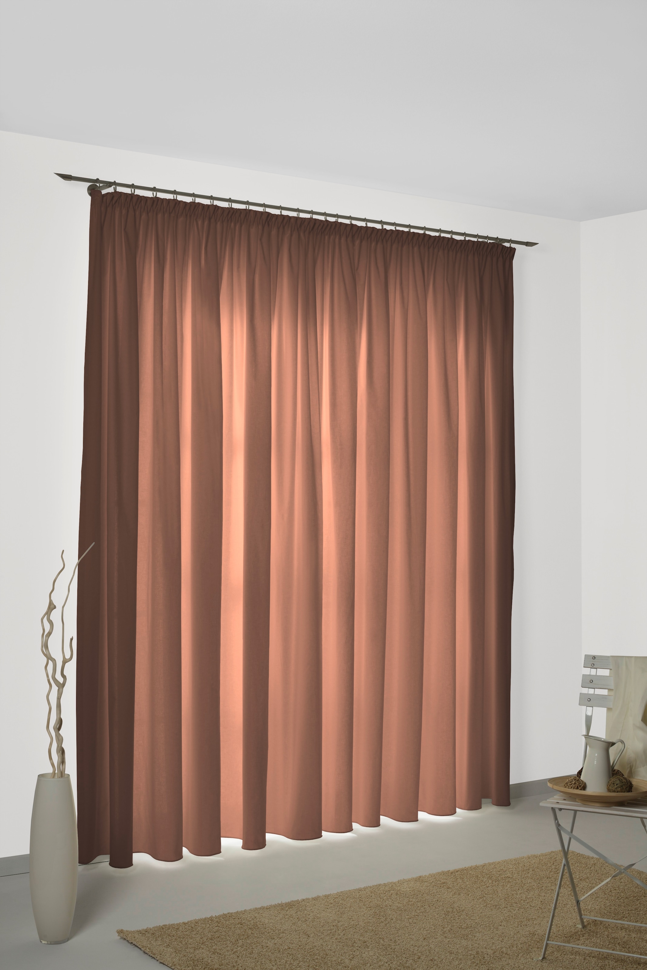 Wirth Vorhang »SUNBONE« Kräuselband 1 Stk. tlg. günstig online kaufen