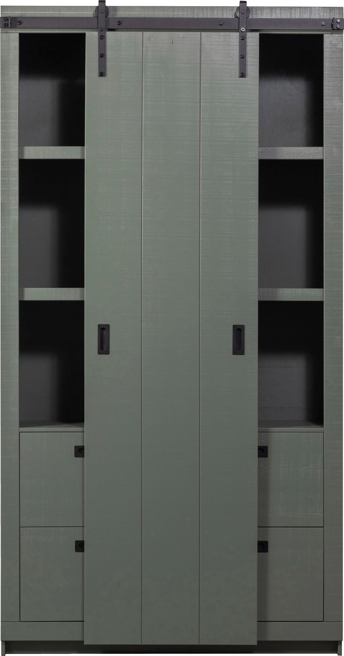 vtwonen Vitrine »Slide, mit Schiebetür«, mit 4 Schubkästen, H 230 cm x B 120 cm