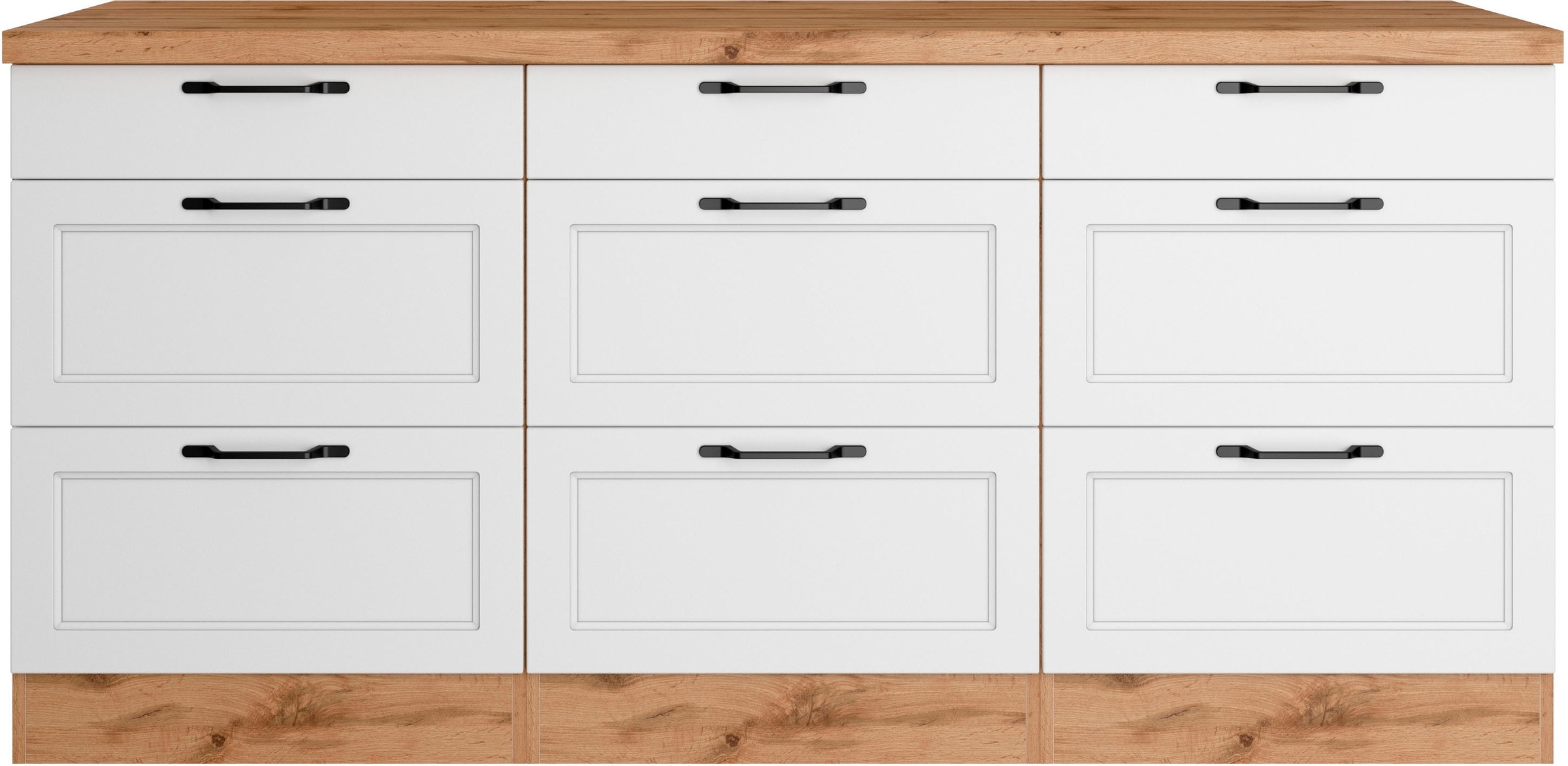 KOCHSTATION Unterschrank "KS-Lana", Breite 180 cm günstig online kaufen