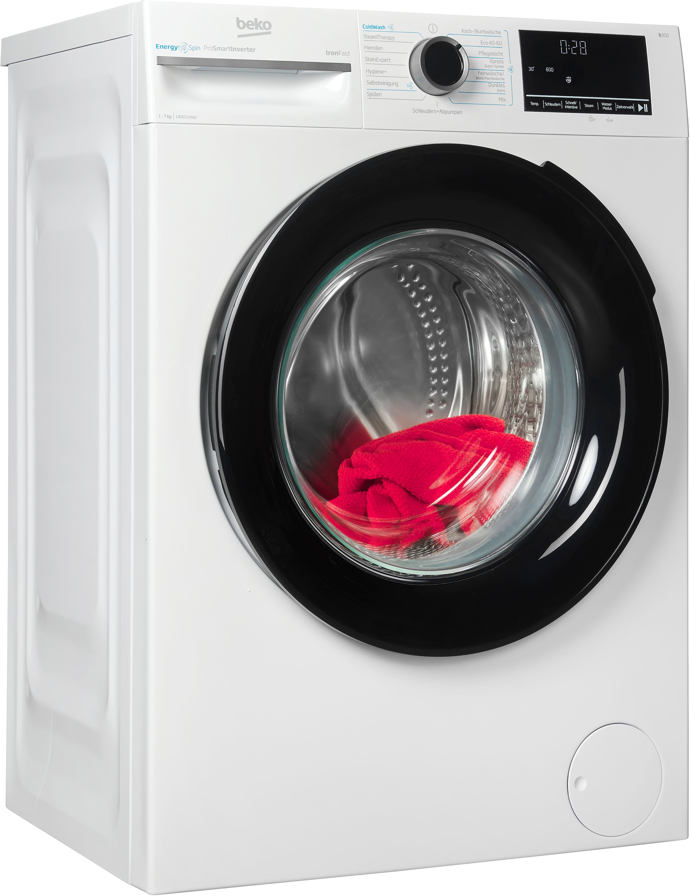 BEKO Waschmaschine »BM3WFU4741N«, 7 kg, 1400 U/min, Waschen mit EnergySpin: günstig online kaufen