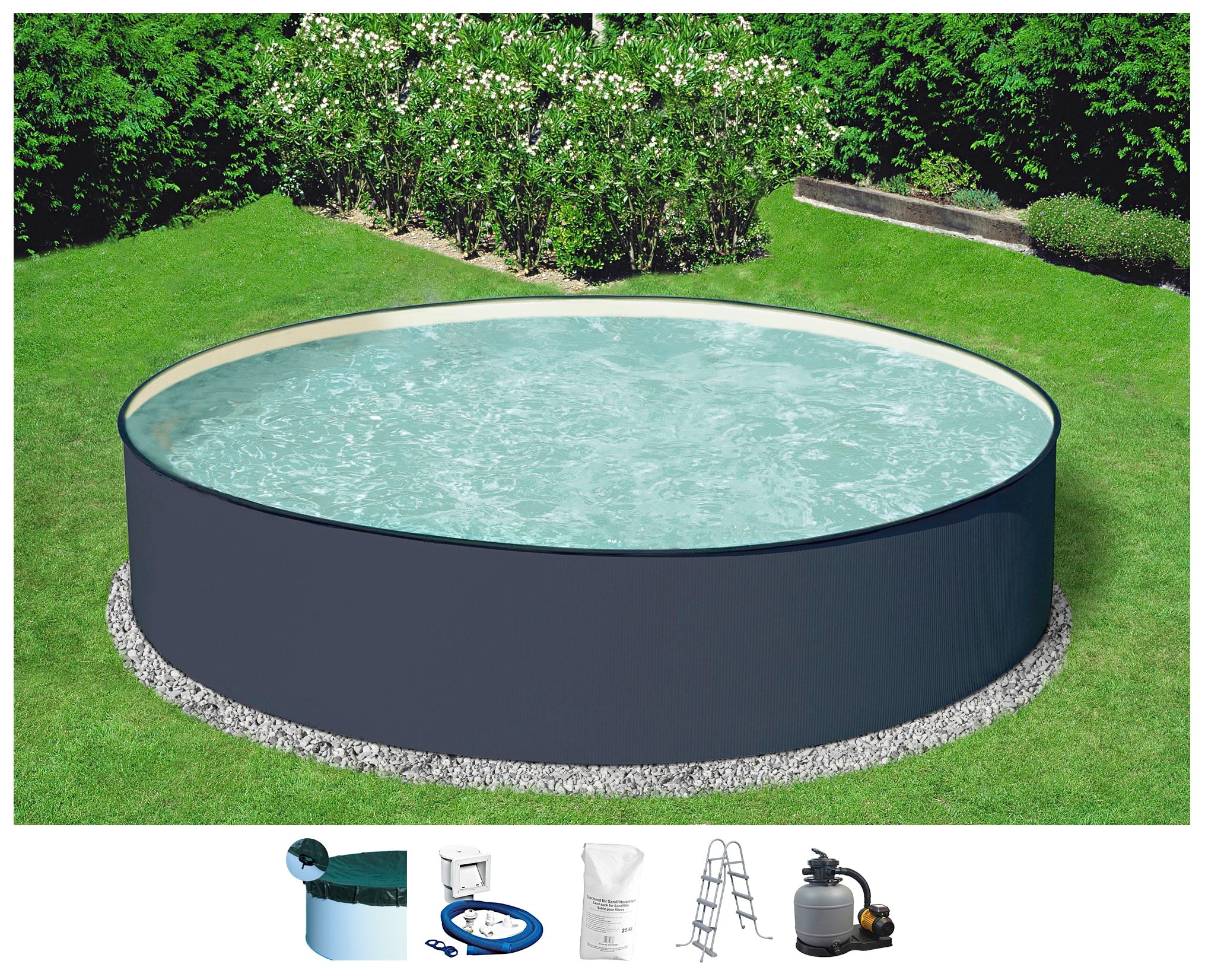 KONIFERA Rundpool »Gomera I«, (Set), 6-tlg., ØxHöhe: 300x120 cm kaufen