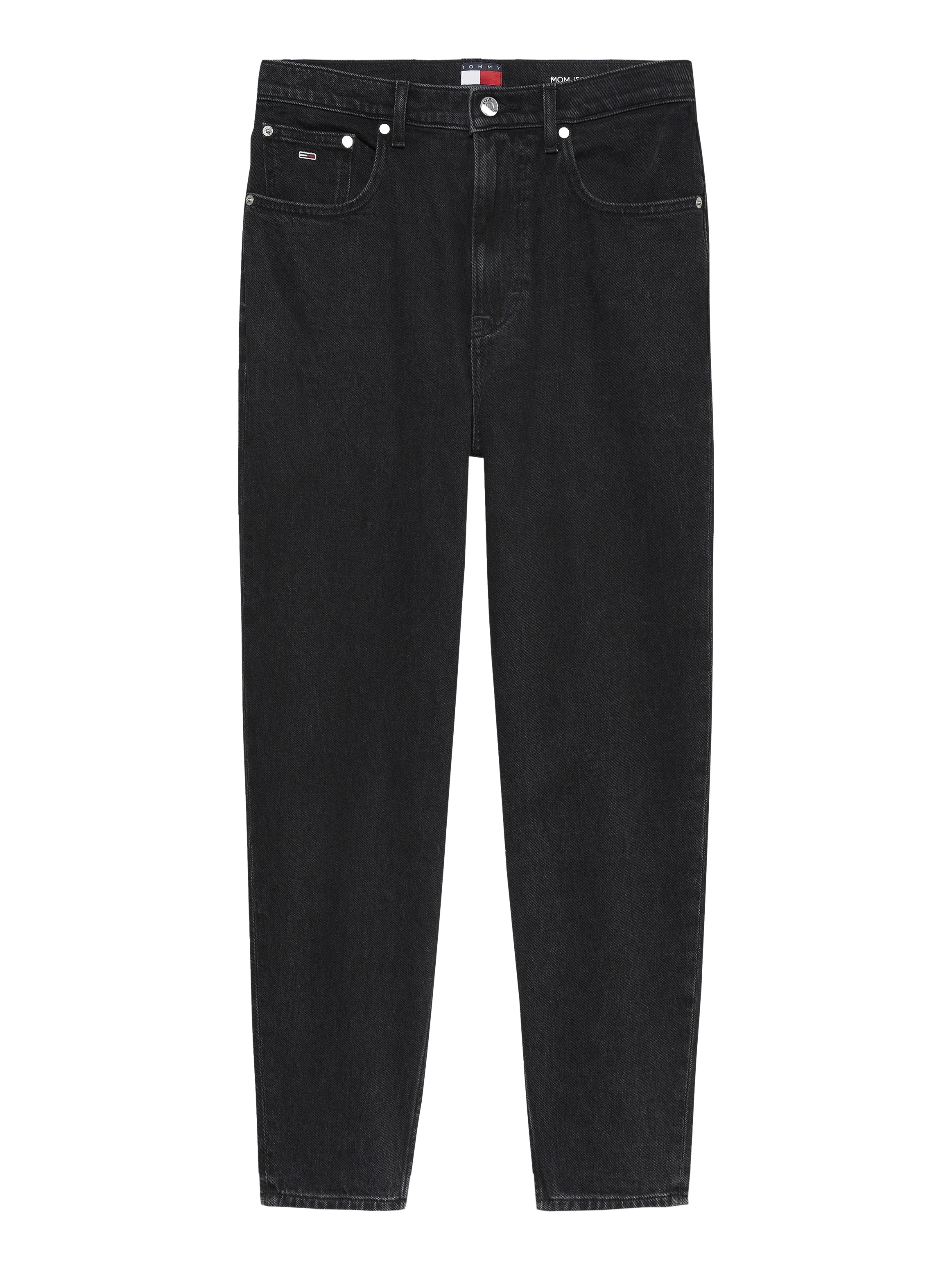 Tommy Jeans Mom-Jeans »MOM JEAN UH TPR«, mit Logo-Stickereien, in knöchelfreier Länge