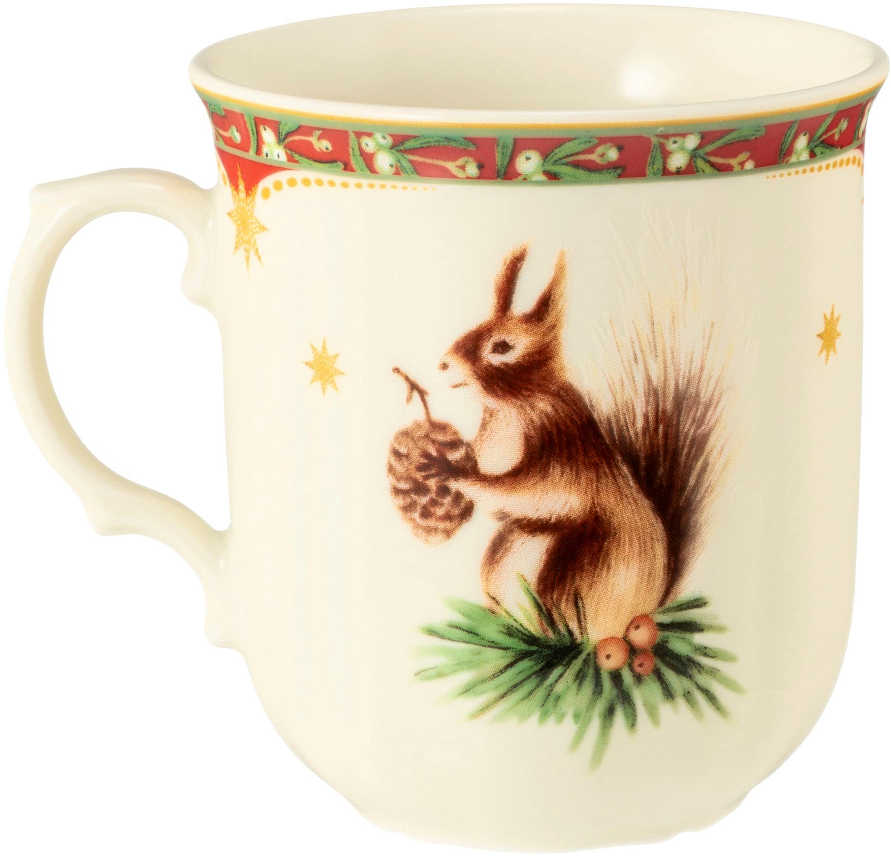 Seltmann Weiden Becher »Marieluise - Weihnachtsnostalgie«, (1 tlg.), Becher mit Henkel 0,27 l
