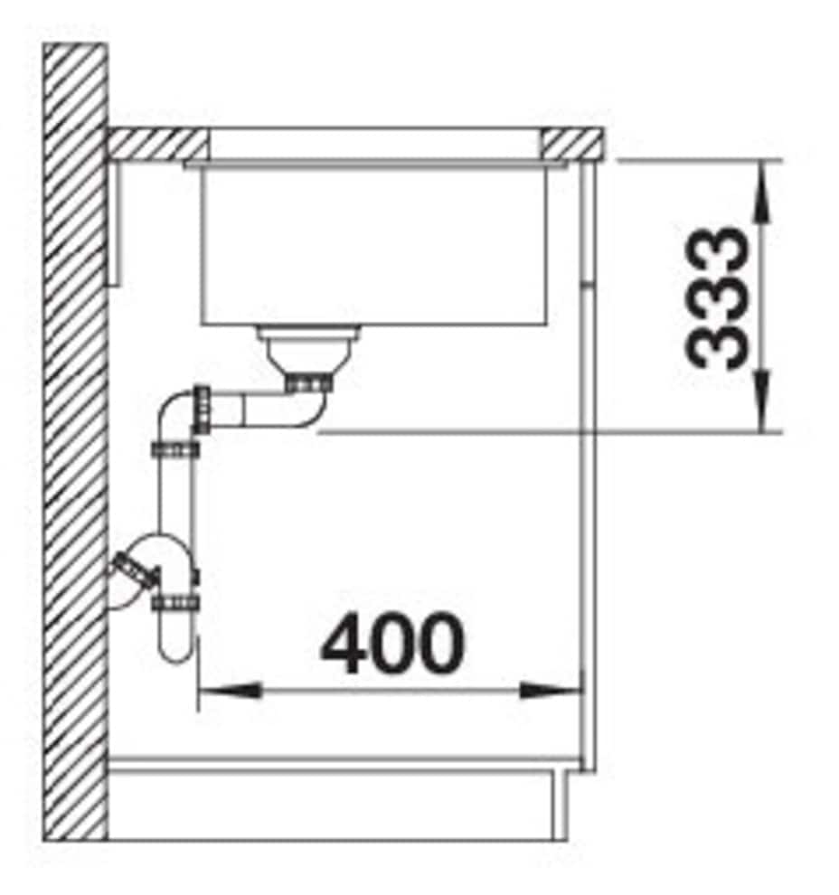 Blanco Granitspüle »ROTAN 500-U« 1 Stk. tlg. erhältlich in mehreren Farben