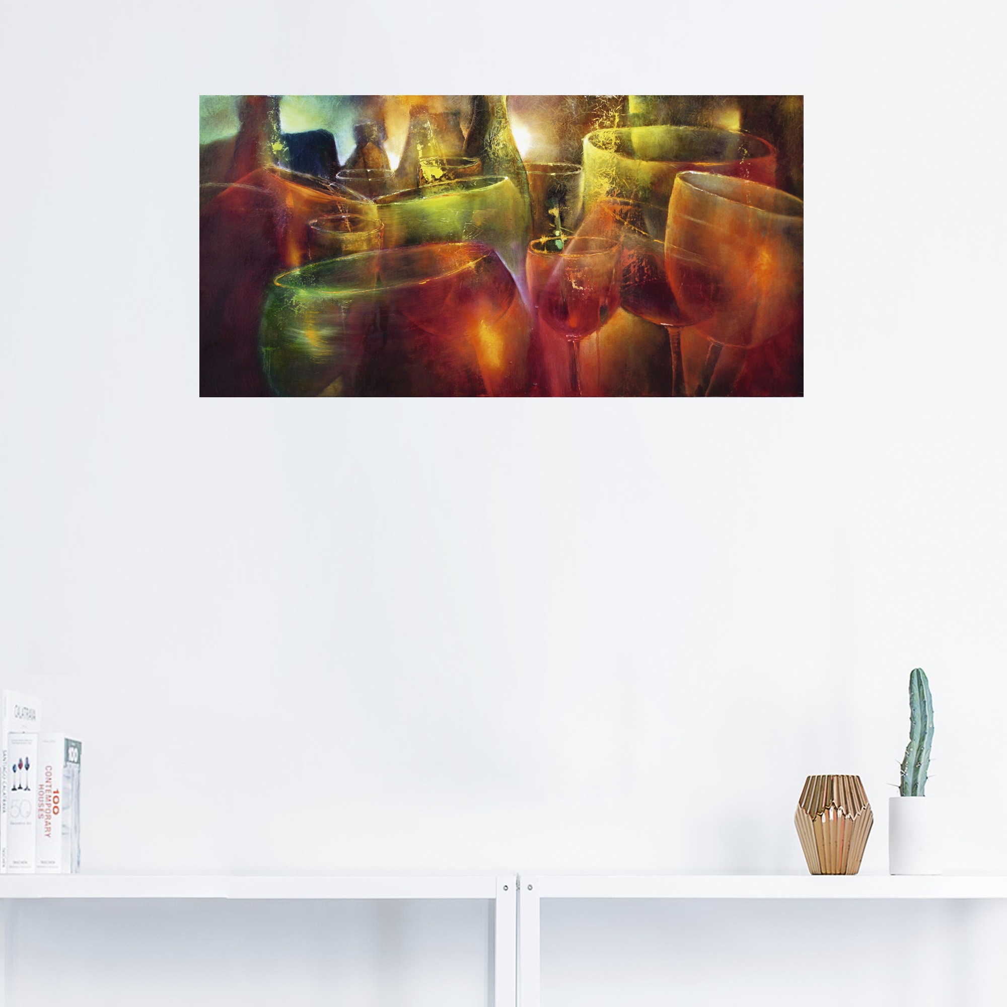 Artland Wandbild »Zu später Stunde«, Getränke, (1 St.), als Leinwandbild, Poster, Wandaufkleber in verschied. Größen